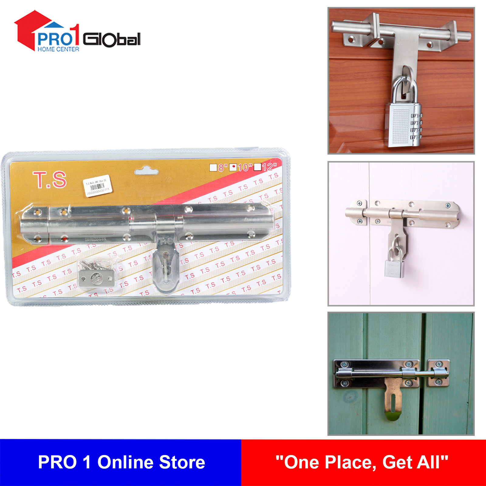 T.S Bolt 350 10in(SS)