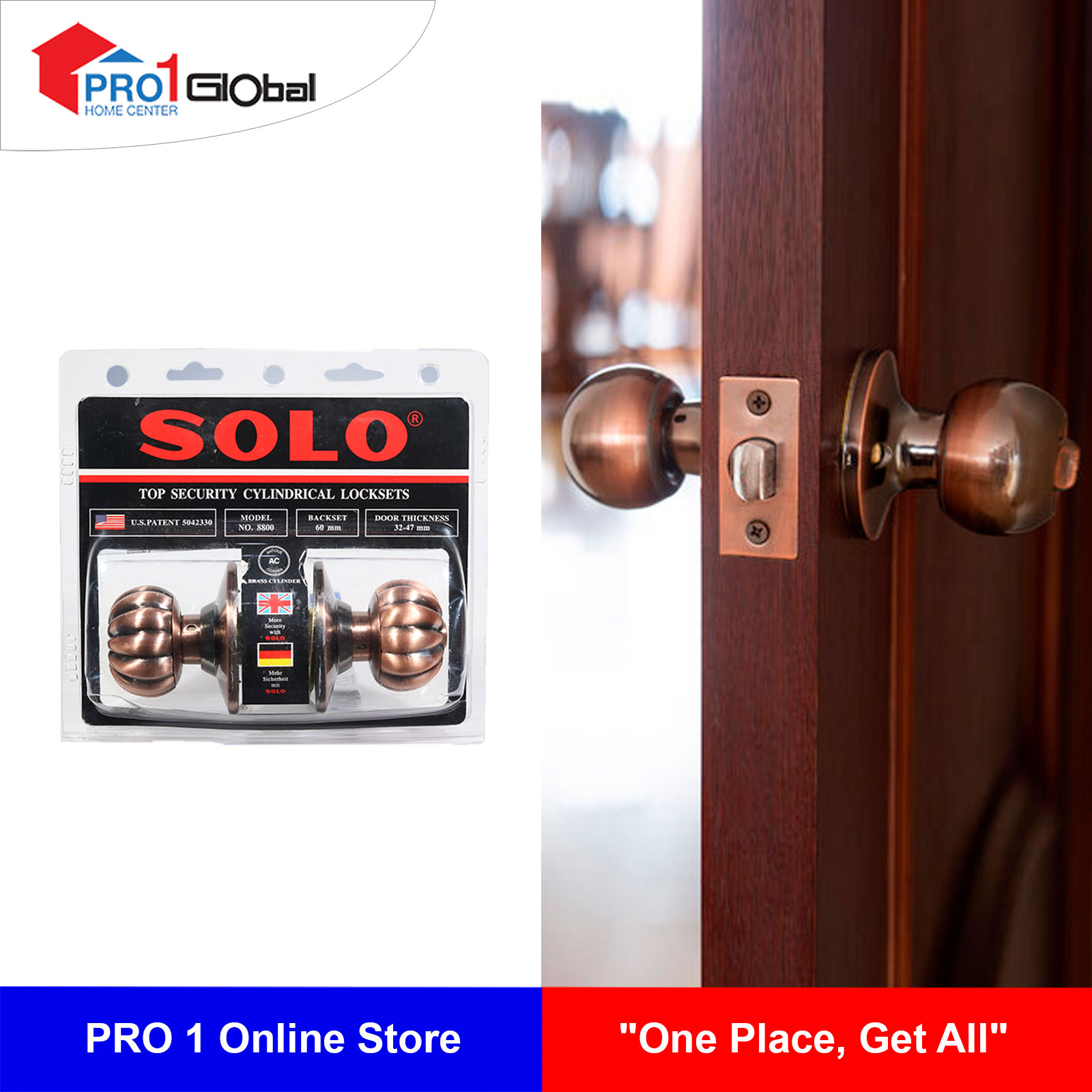 SOLO Door Lock No.8800 AC