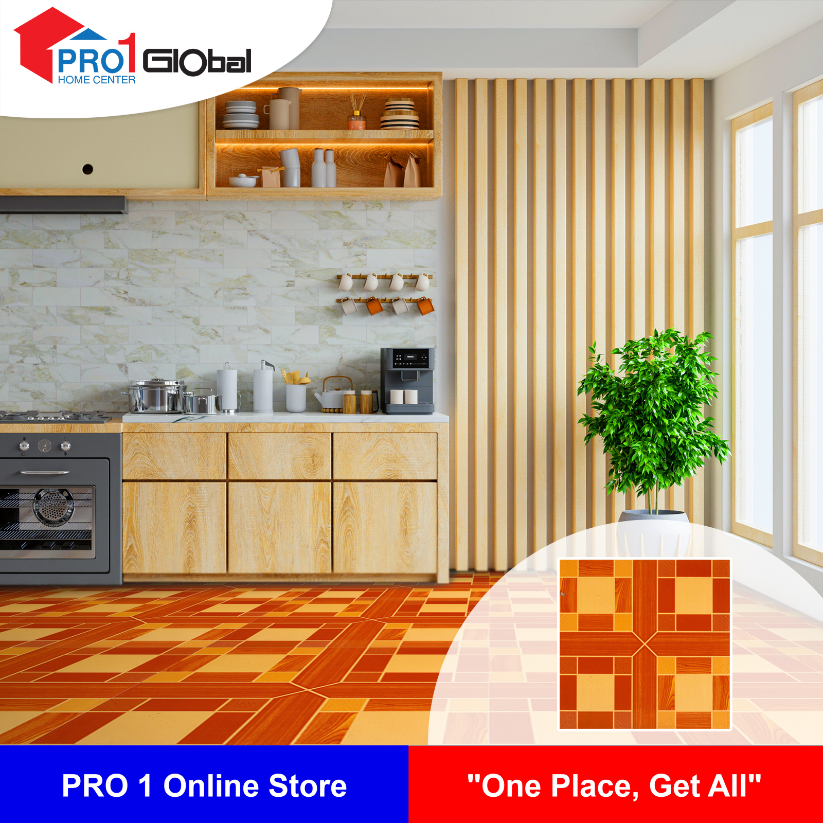 Casa Ceramic Z21TBA4004061BA1/40010058A1 Ruanpae-Thong (300x300)mm