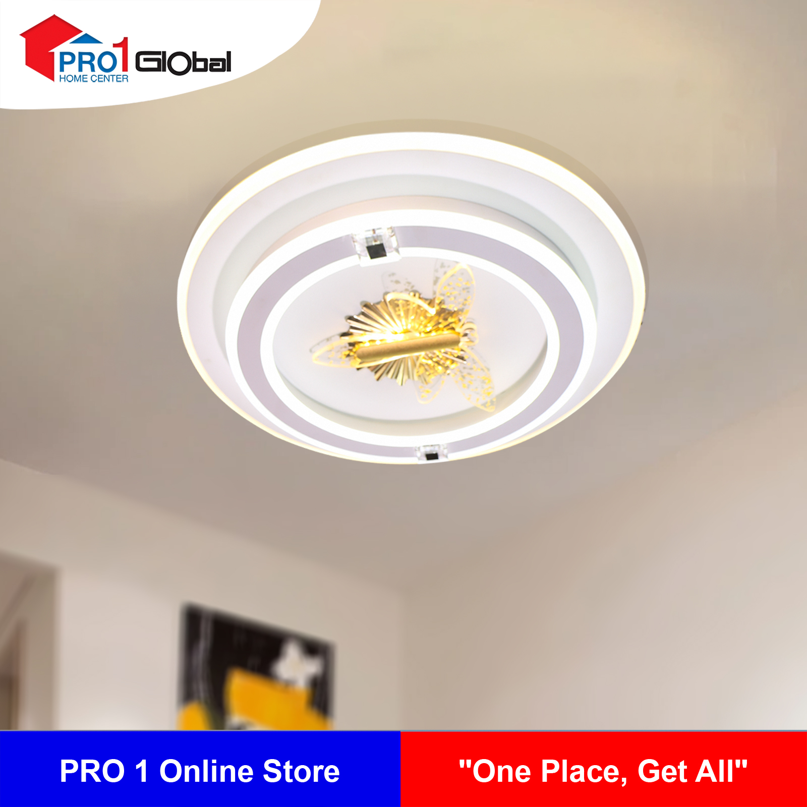 (Discon) Aglow LED Ceiling Lamp QF-9712-6