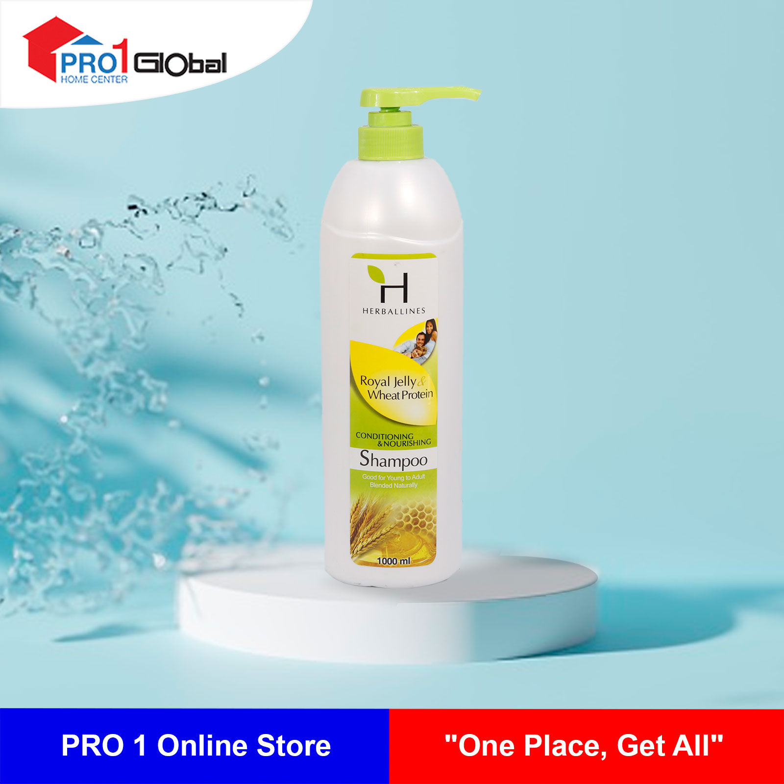 Herballines SP Royal Jelly & Wheat Protein 1000ml