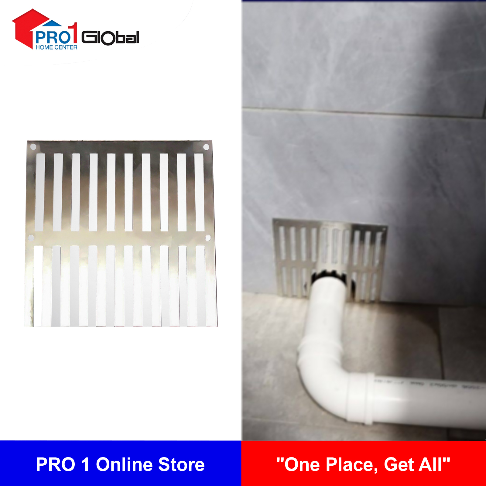 C.U.B.E Wall Drain SD 6881 (100 x 100 x 1)mm