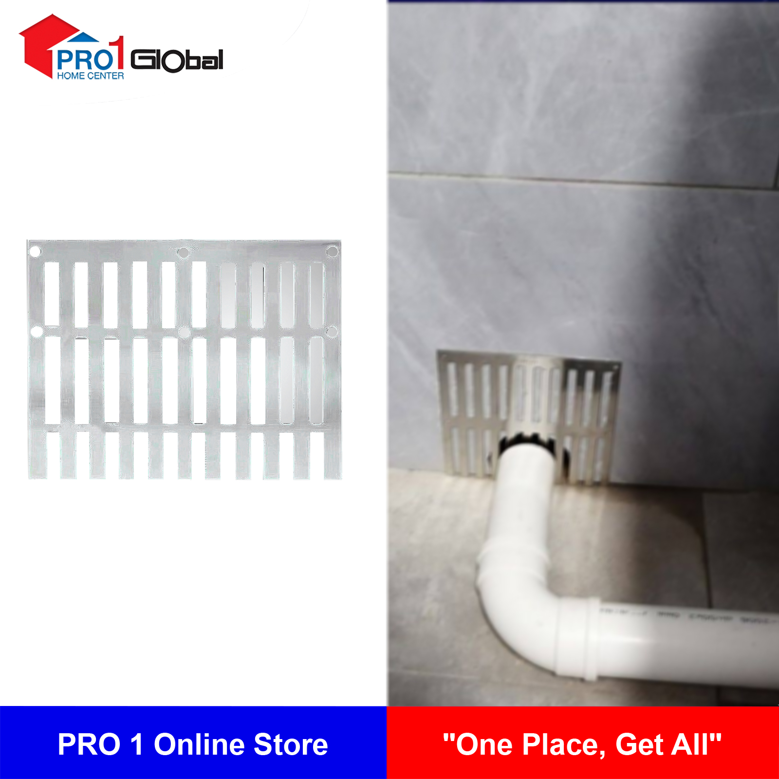 C.U.B.E Wall Drain SD 6882 (125 x 125 x 1)mm