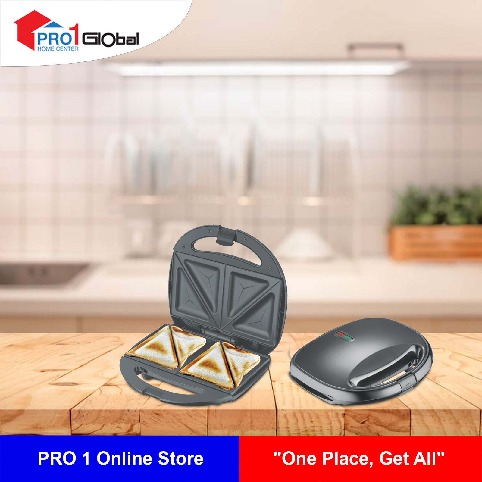 KHIND Sandwich Toaster ST750 (750W)