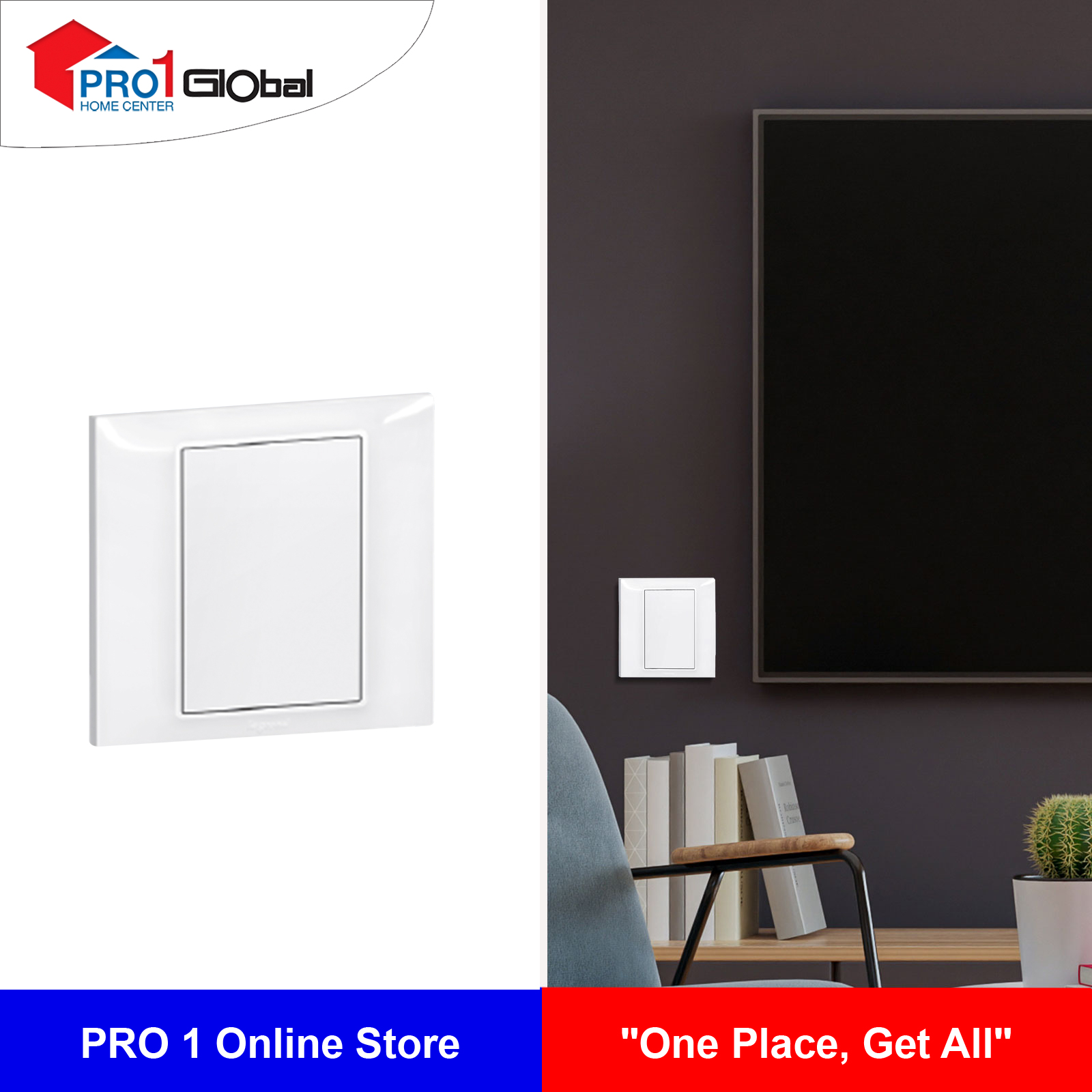 Legrand Belanko-S 1G Blanking Plate 617628