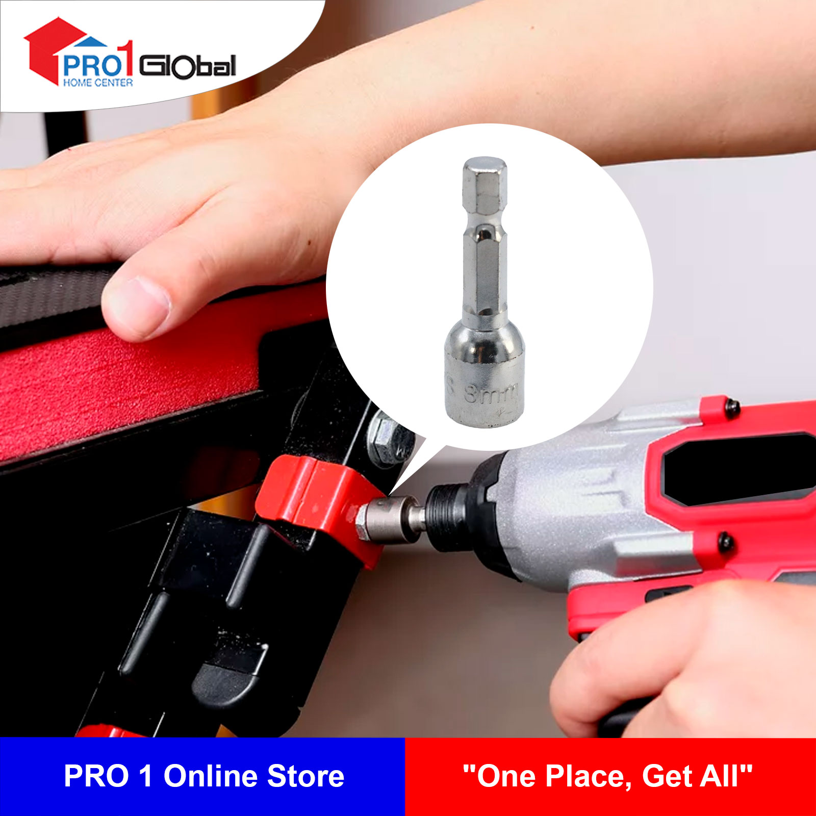 Allways Magnetic Nut Setter No-005#8mm