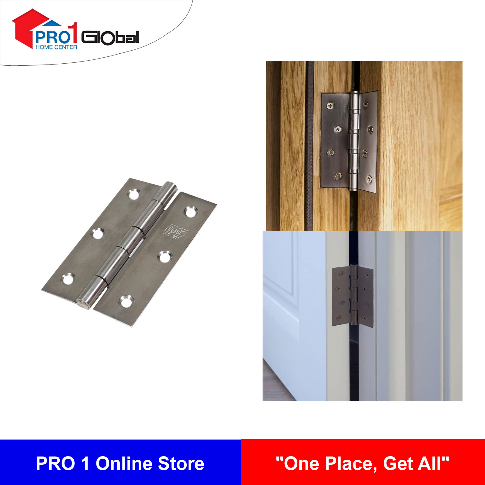 LINK Wor Steel Butt Hings 3-1/2in ST 89mm