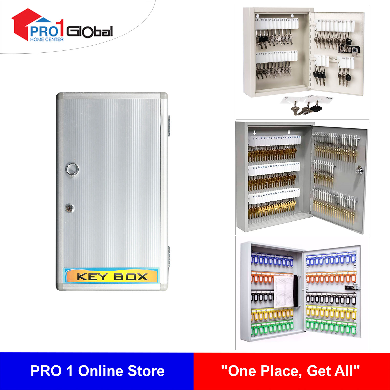 FH Aluminum Key Box  (270X55X475)mm 48Pcs