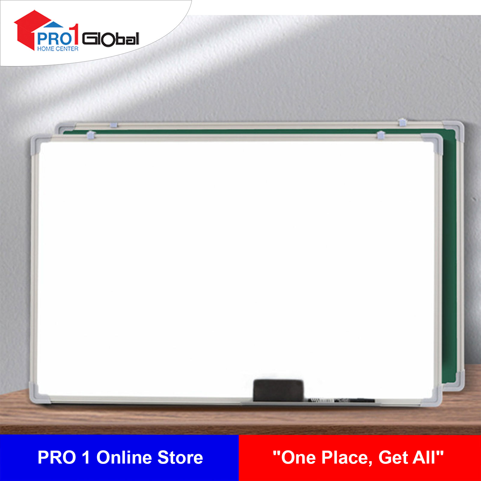 YUMI Whiteboard Double Side Magnetic 98XG-16 (90cmx120cm)