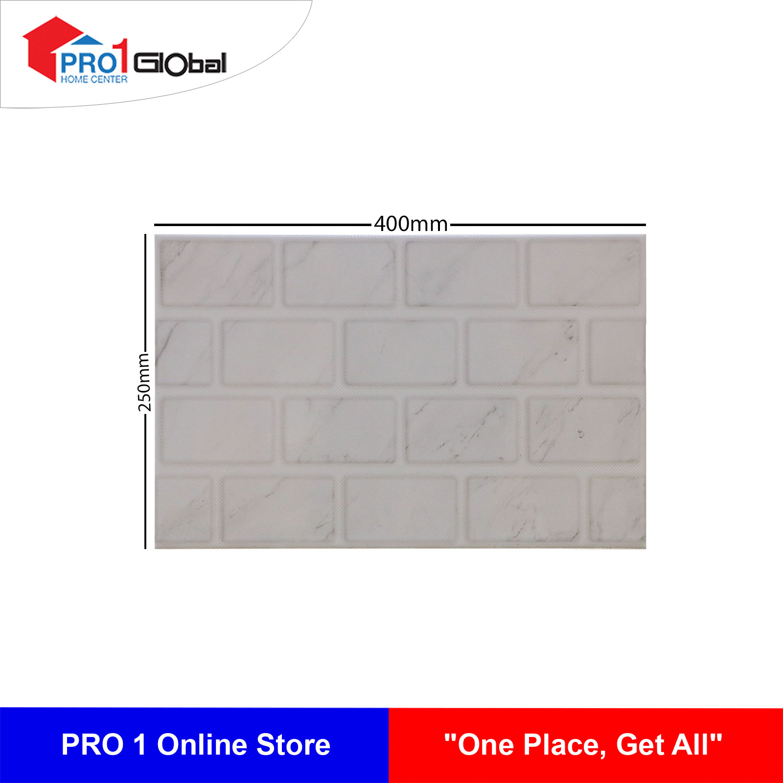 Chaiyo Ceramic Z21RYB38010431A1 Chaiwasa (250x400)mm