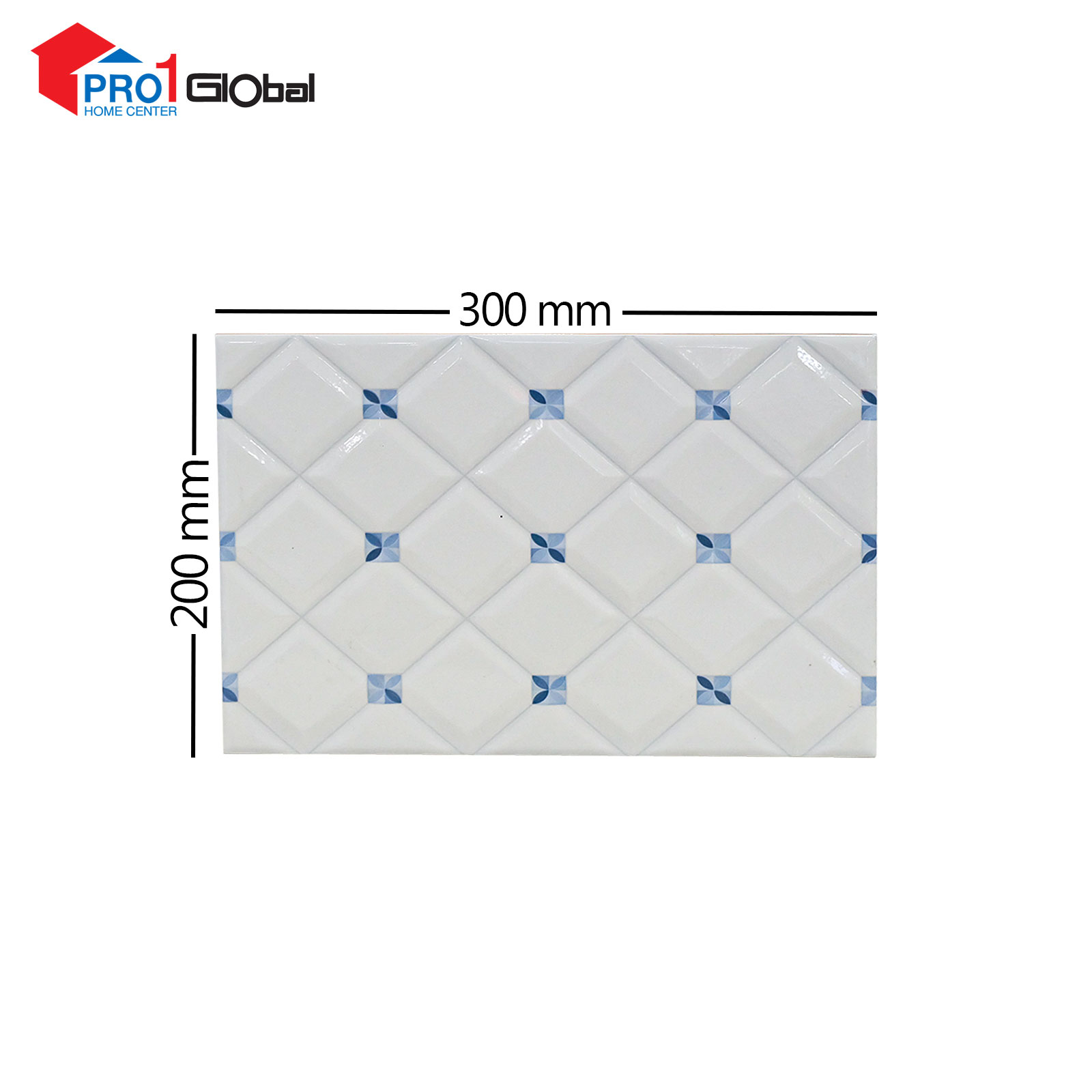 Caramo Ceramic Z21GAA31010114A1 Damien Blue (200x300)mm