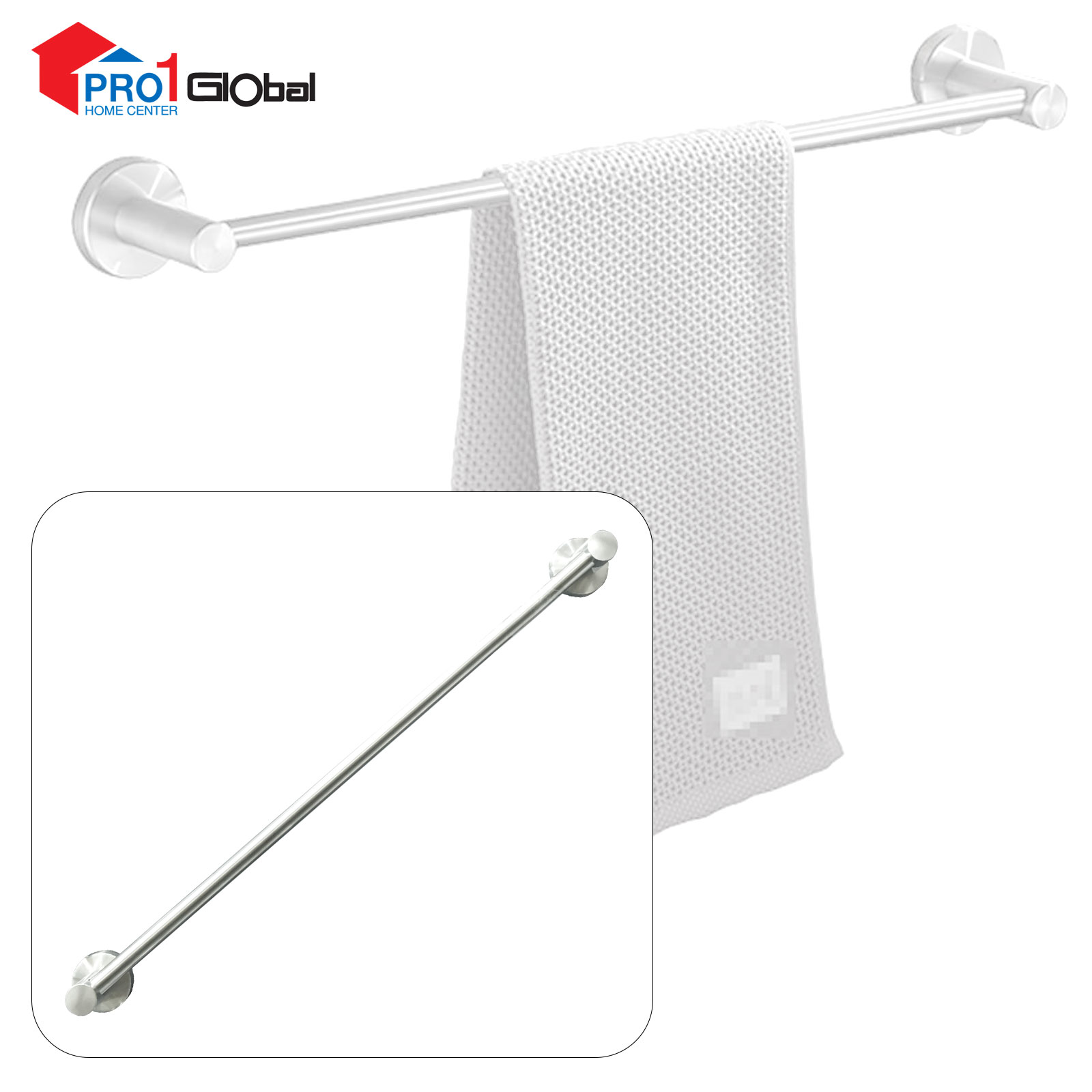 DM Towel Bar Stainless Steel 201 BF-AD32R (60cm)