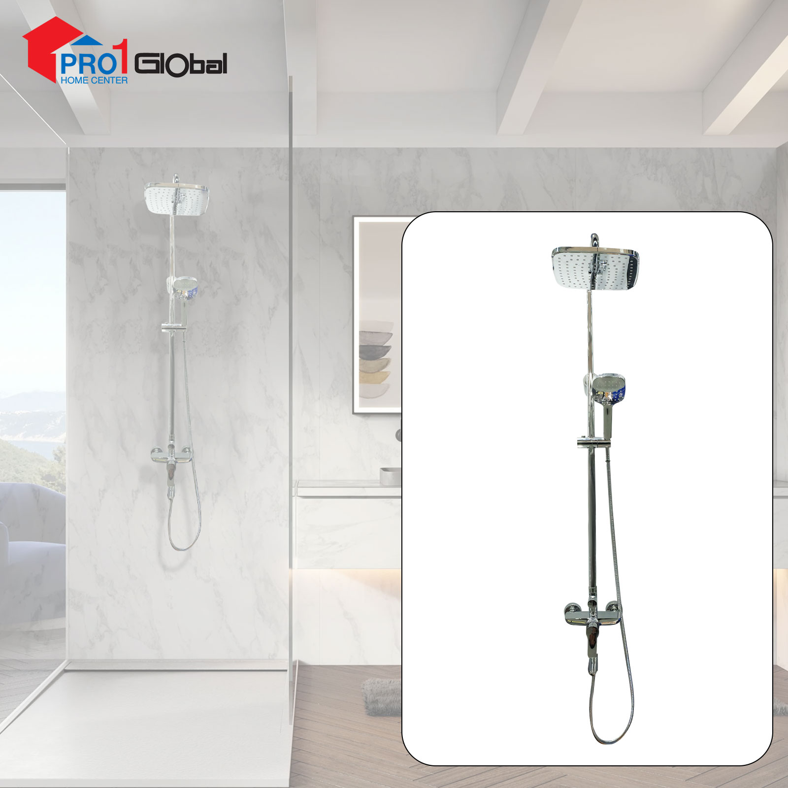 Sennowell Mixer Rain Shower Set Yuri FT-5907