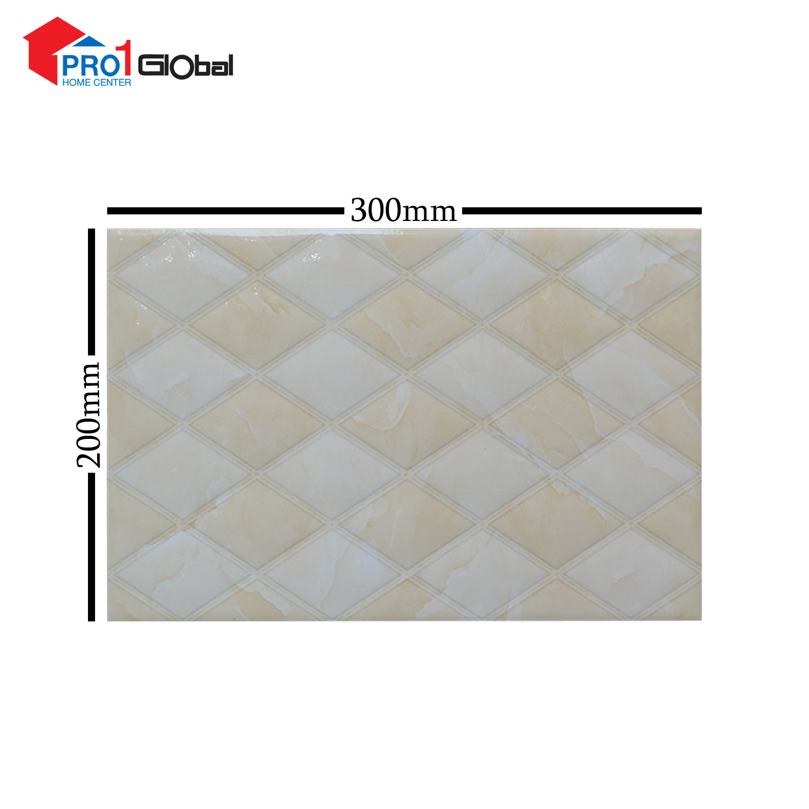 Chaiyo Ceramic Z21GYB31010147A1 Chaipaifha-Beige (200x300)mm