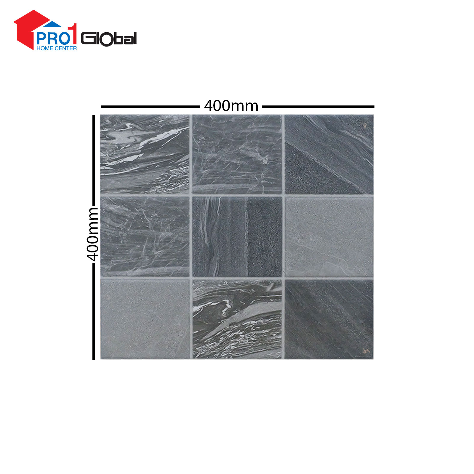 Campana Ceramic Z21TAA48101103A1 Sheynis Grey (400x400)mm