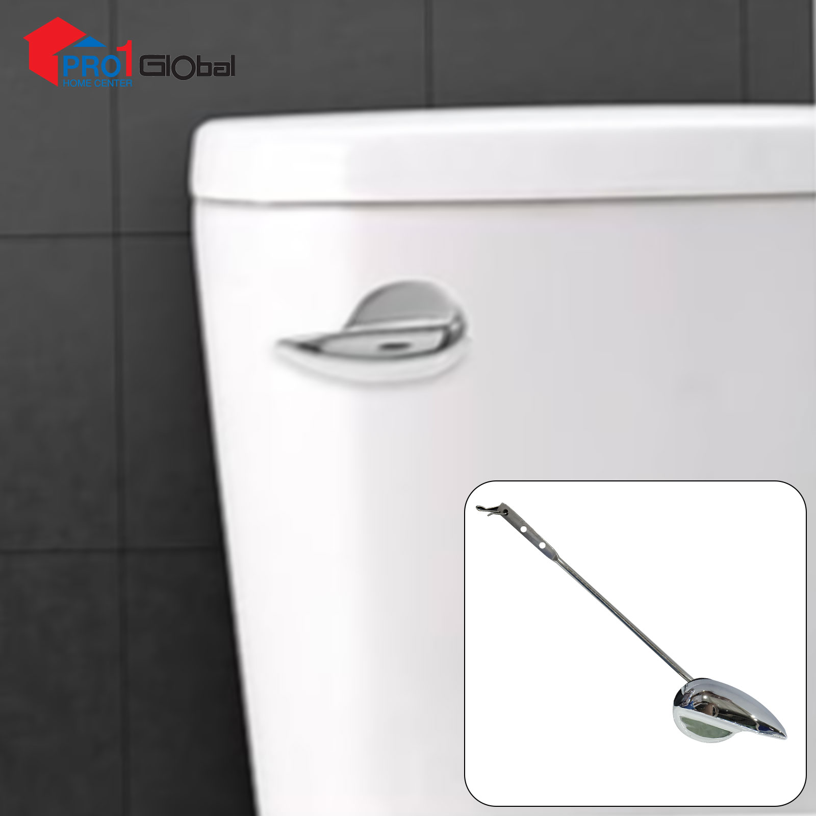 DM Front Flush Blade Handle DM-SN-AC101B