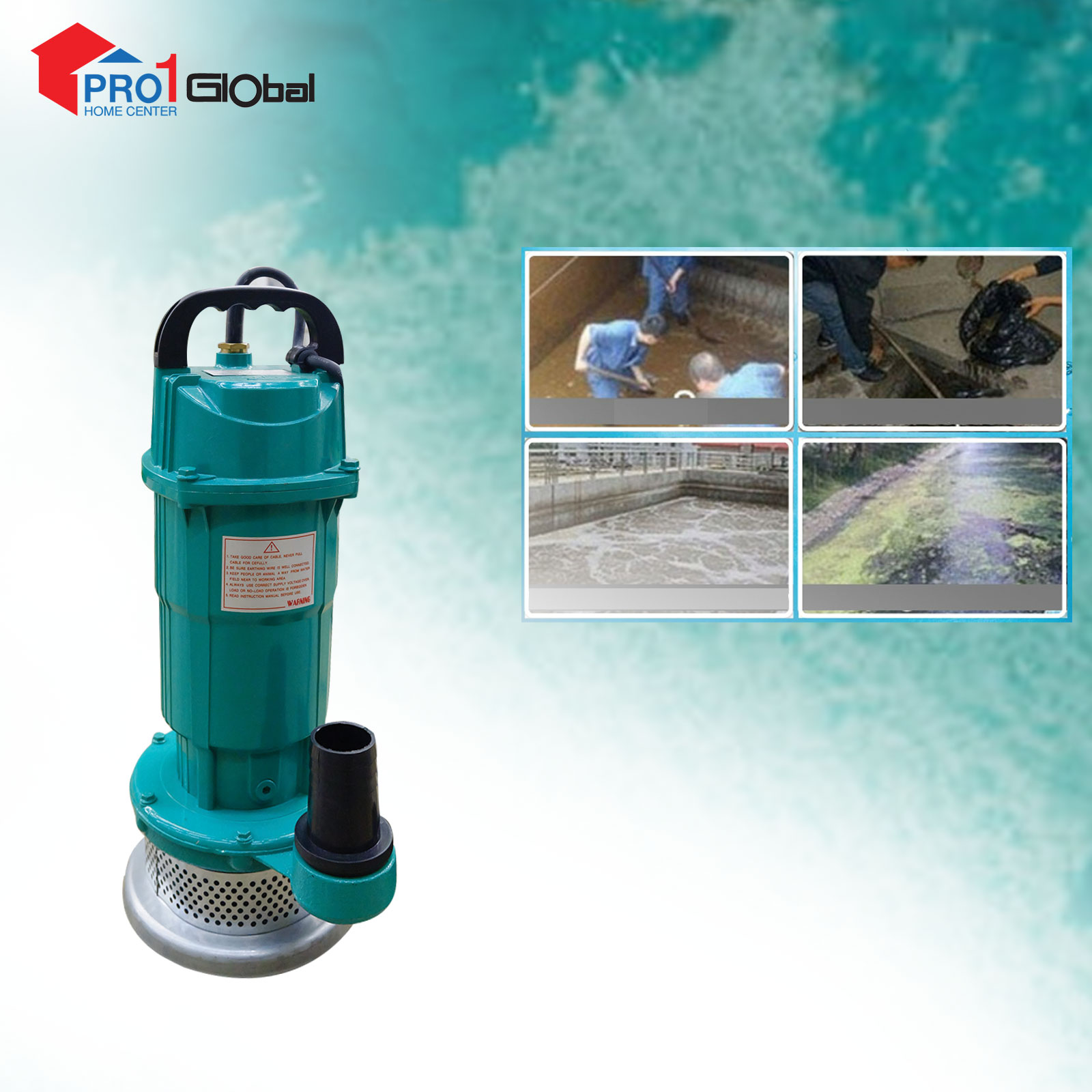 CAPITAL Submersible Pump QDX6-14-0.55 (0.75HP)
