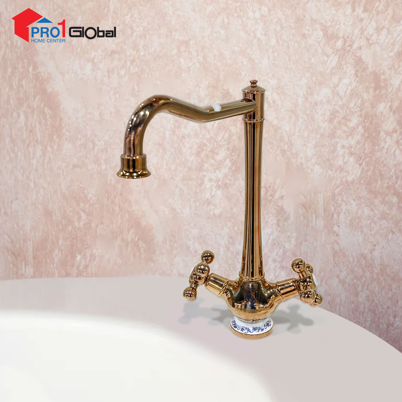 Karat Kitchen Mixer Faucet KF-73-521-53(Rose Gold)