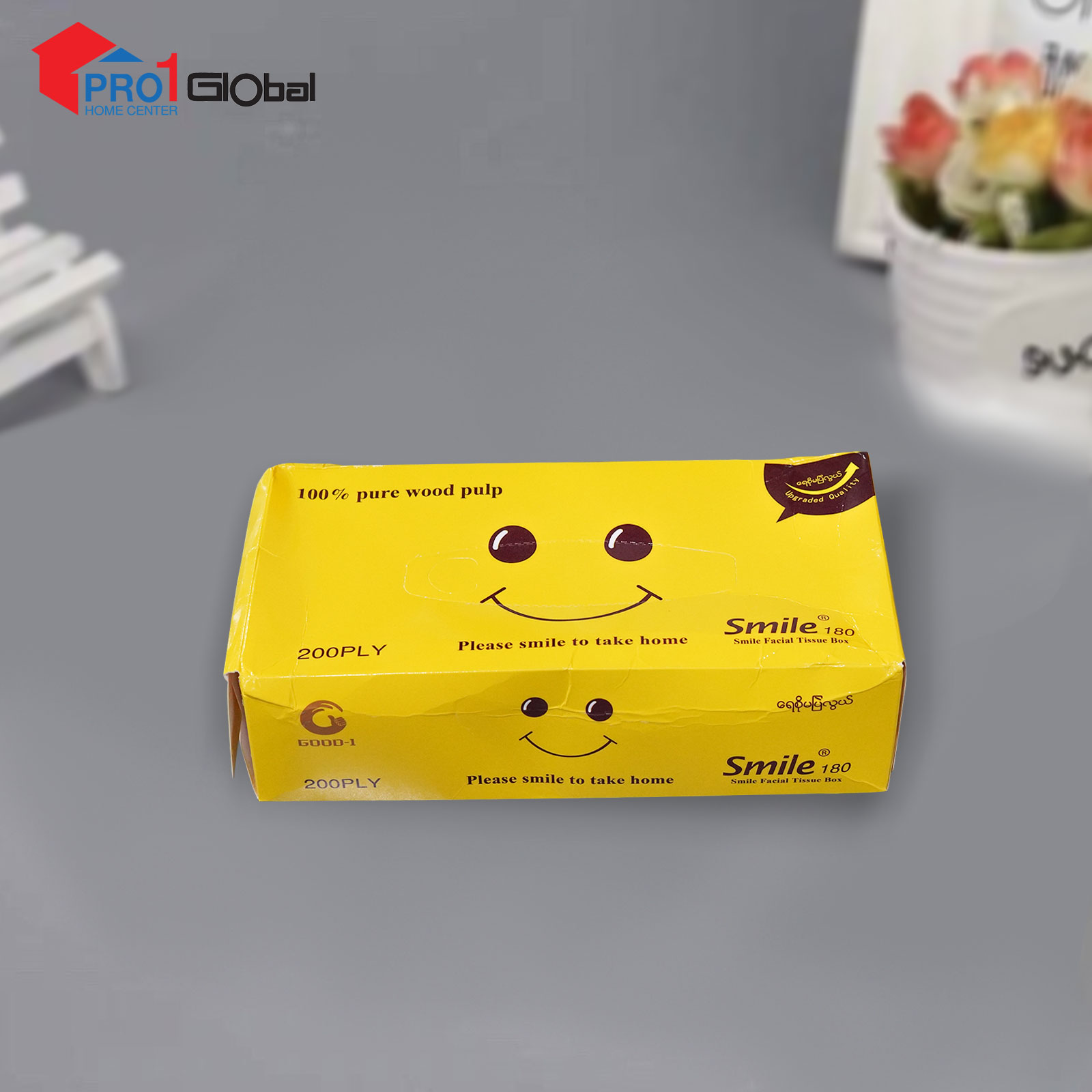 Smile 180 Tissue Box (200Sheets)