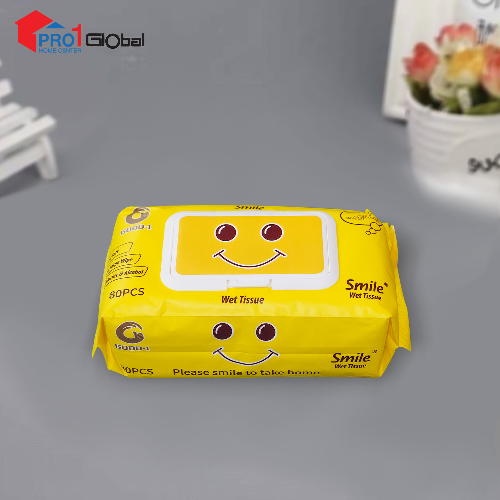 Smile Wipe Tissue 80Pcs (Original)
