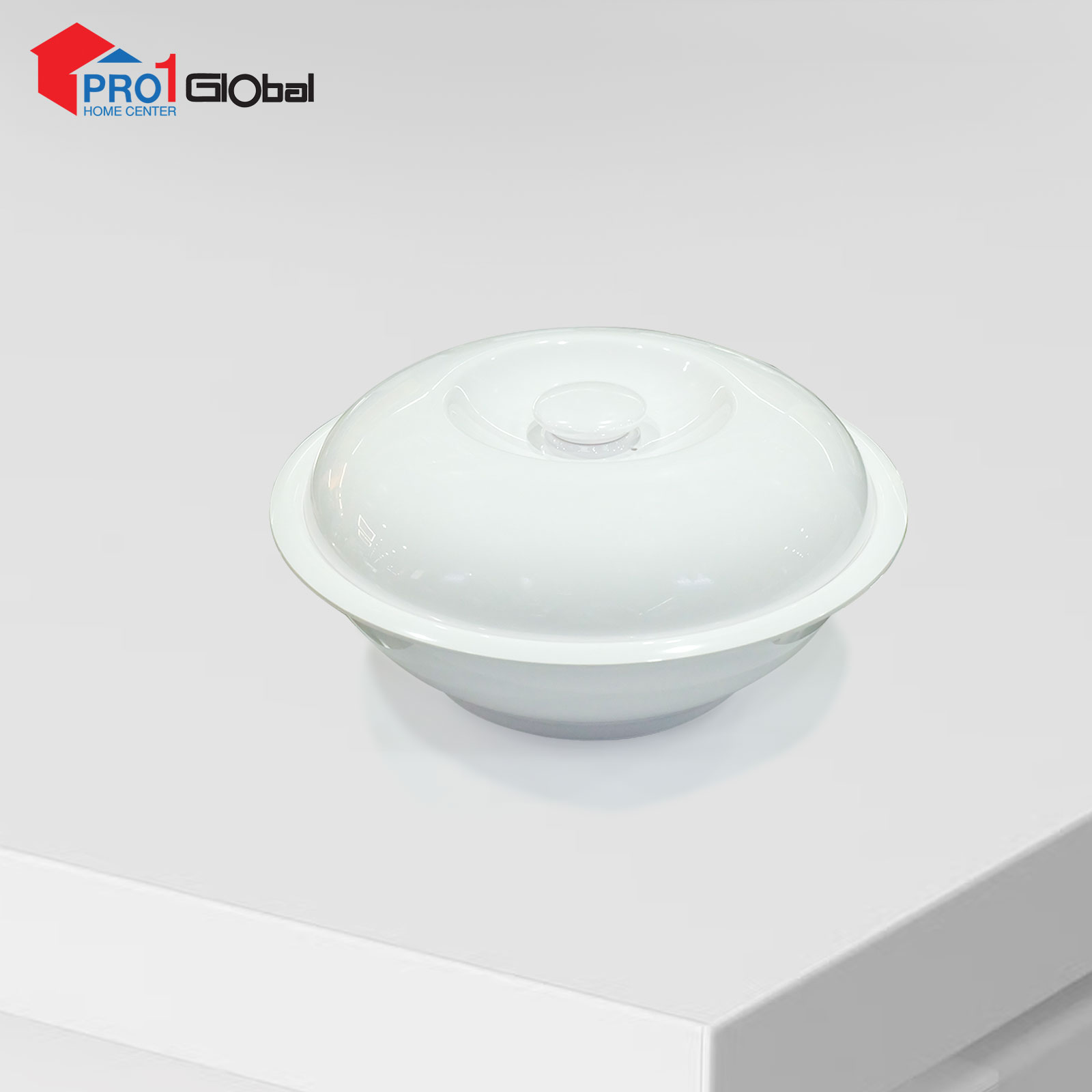 HUNTER MF BL401-10 Bowl Rice With Lid 10in (Plain White)