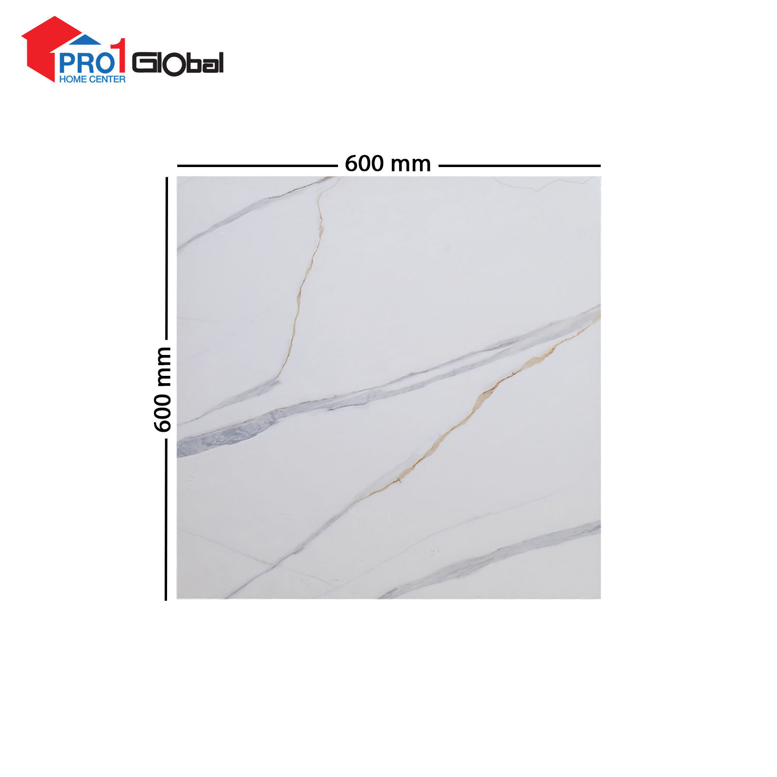 Grazio Tile FT Z21UZA55010181Y1 Fione White  (POL)R/T (600x600)mm