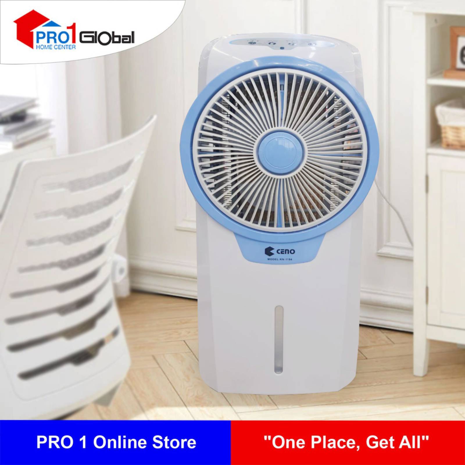 CENO AC/DC Air Cooler KN-1184 (Blue)