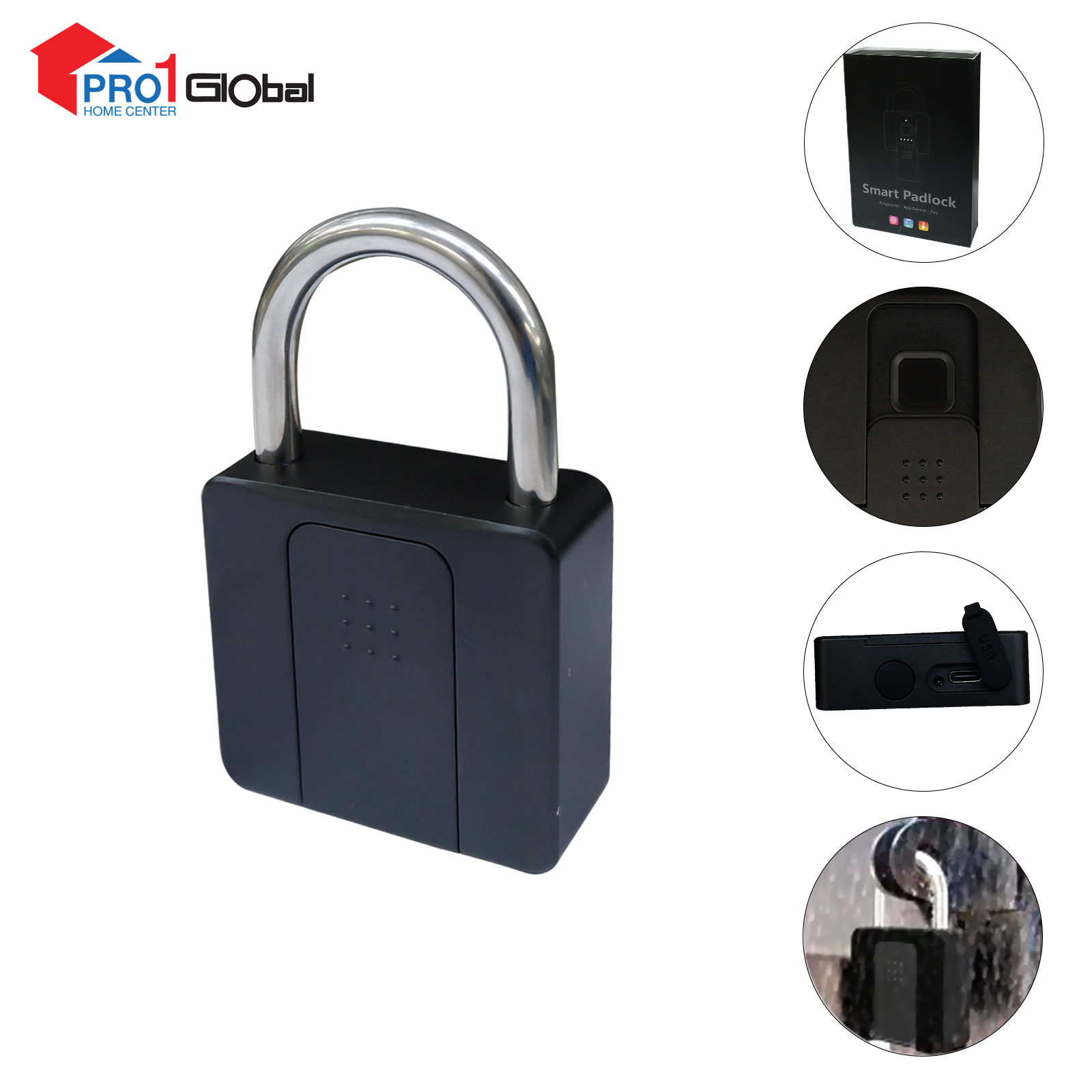 C.U.B.E Finger Print Smart Lock D20Pk5 7mm