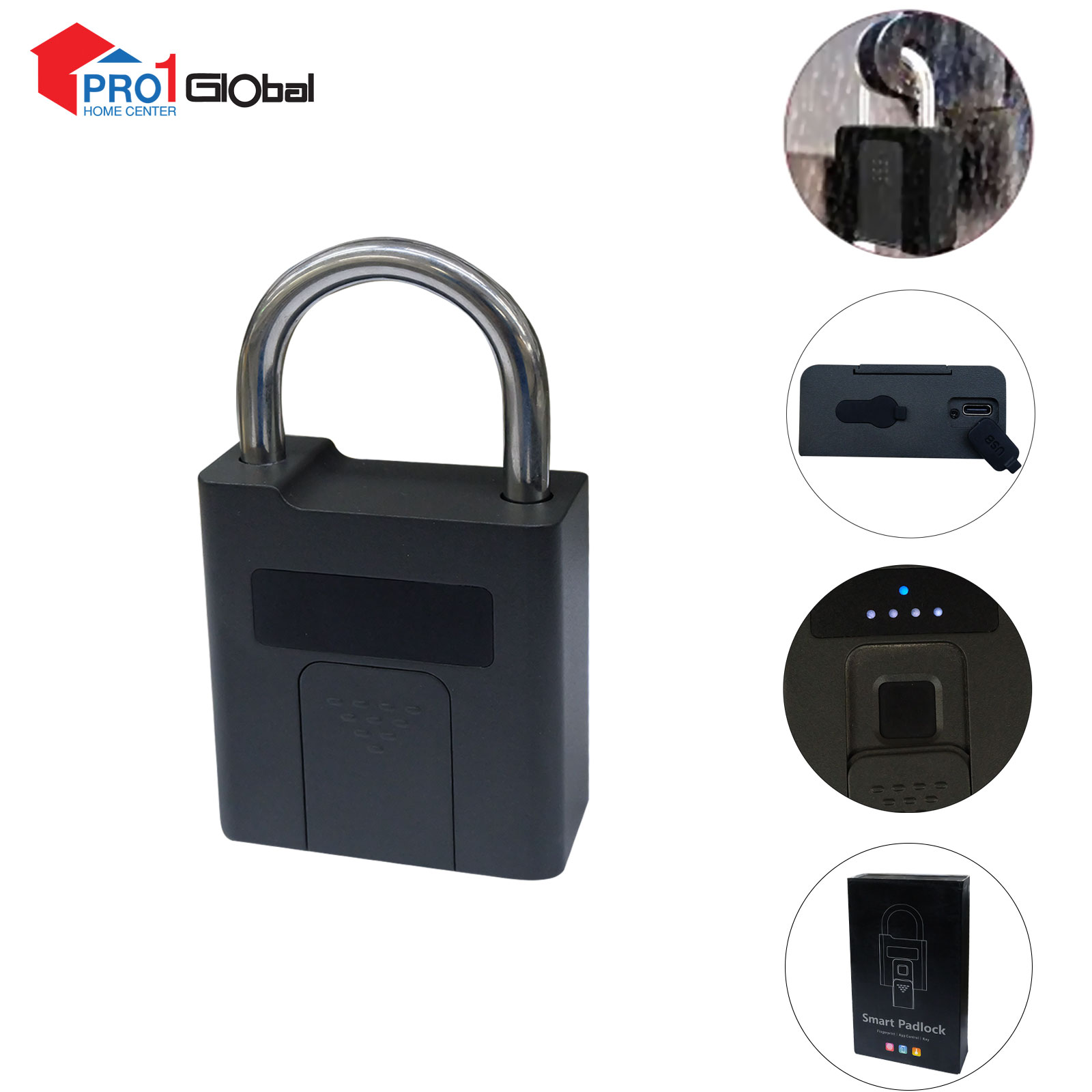 C.U.B.E Finger Print Smart Lock D100Pk5 8mm