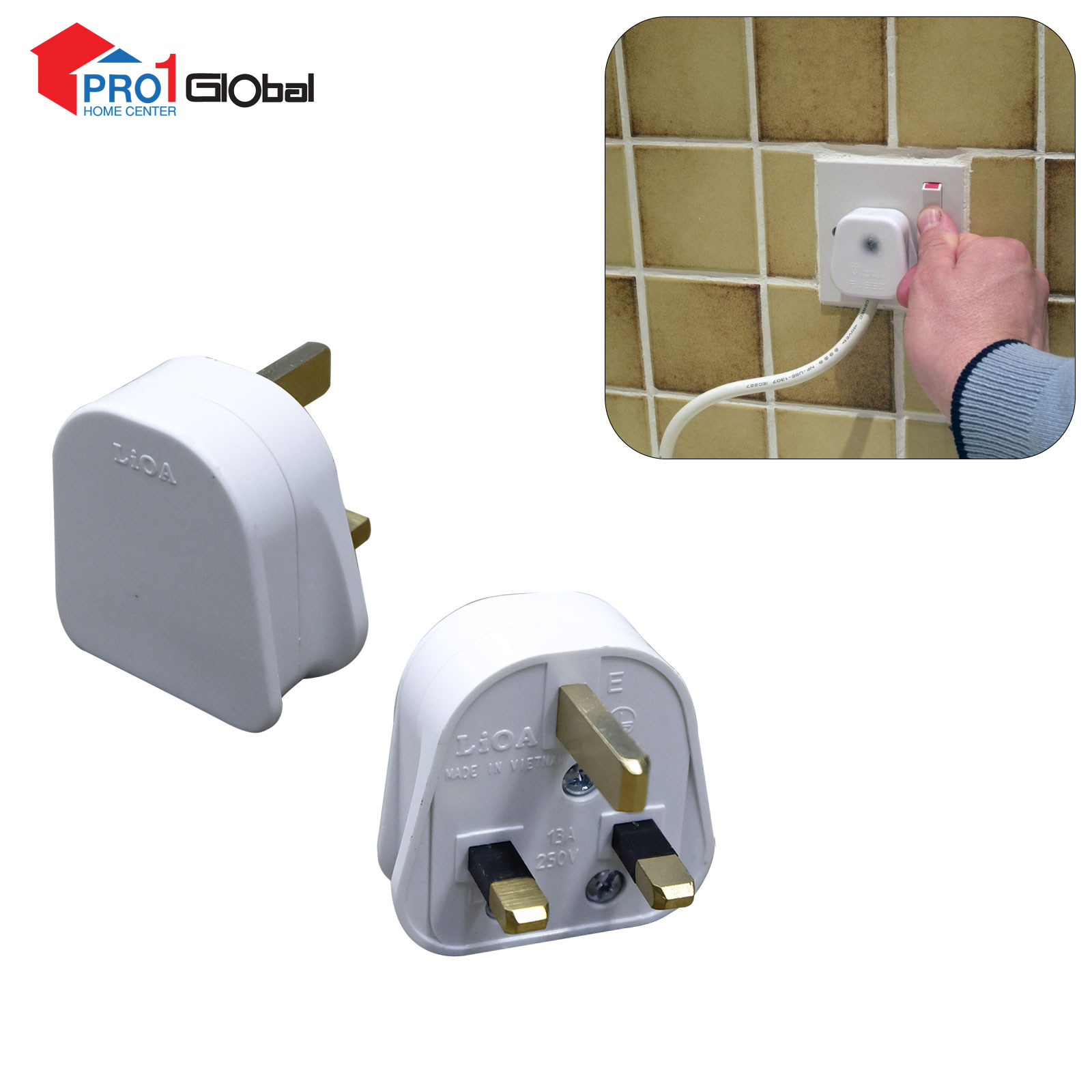 LiOA 3Pin Plug PUK 13A