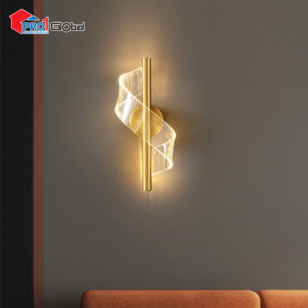AGLOW LED Wall Lamp QF-B240-4 (white+gold)
