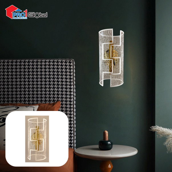 AGLOW LED Wall Lamp QF-A8824-6 (white+gold)