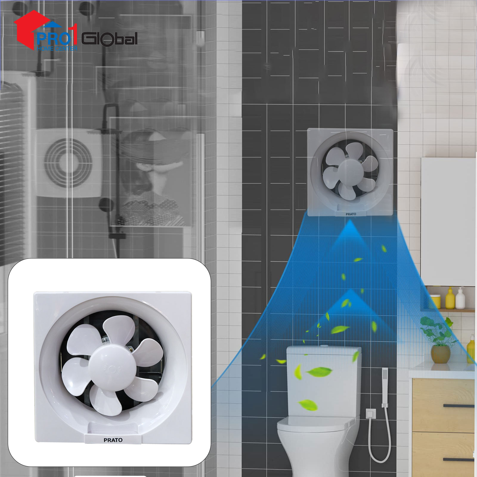 Prato Exhaust Fan PRT-EXW8 (8in)