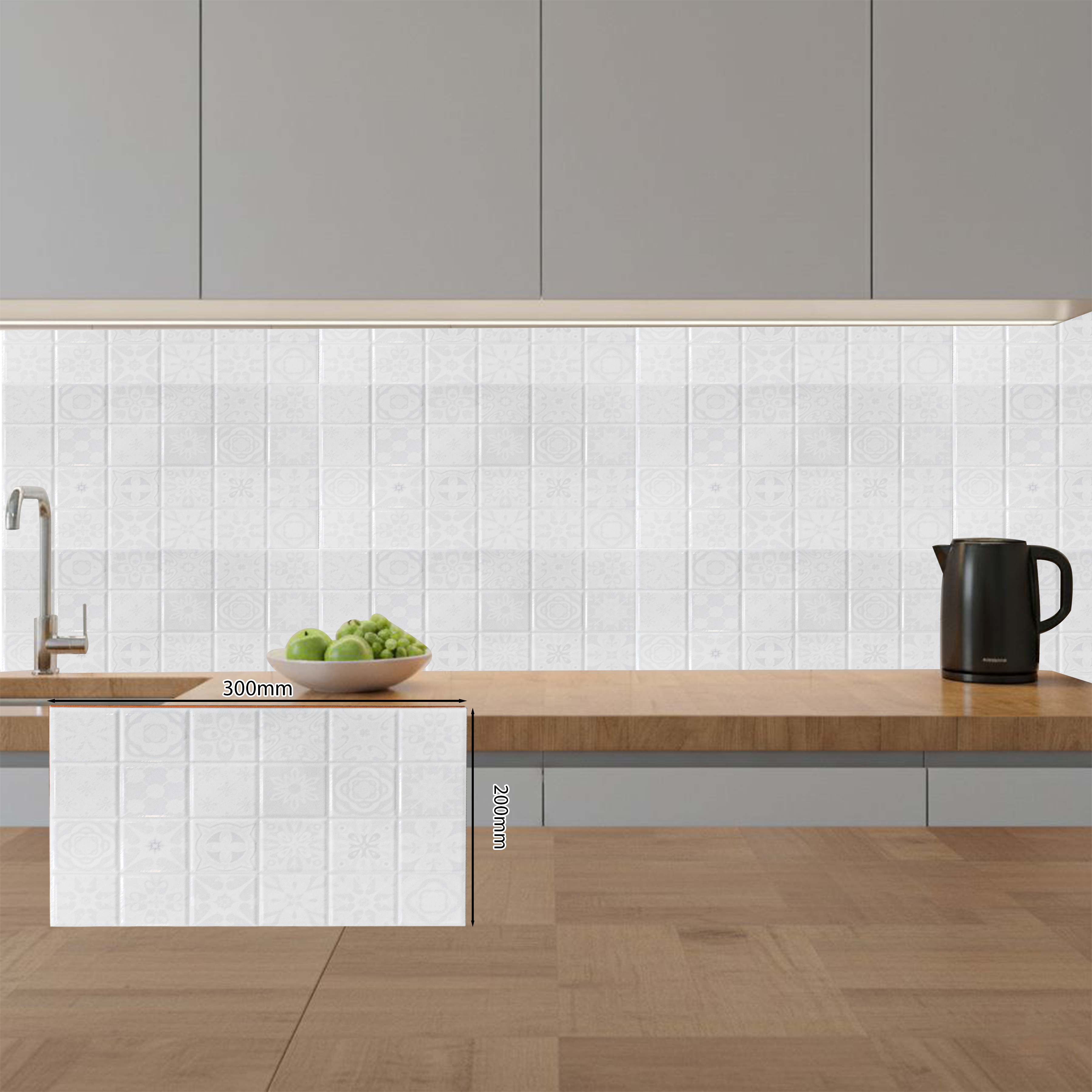 Caramo Ceramic Z21GAA31010051F1 Gretta - White (200x300)mm