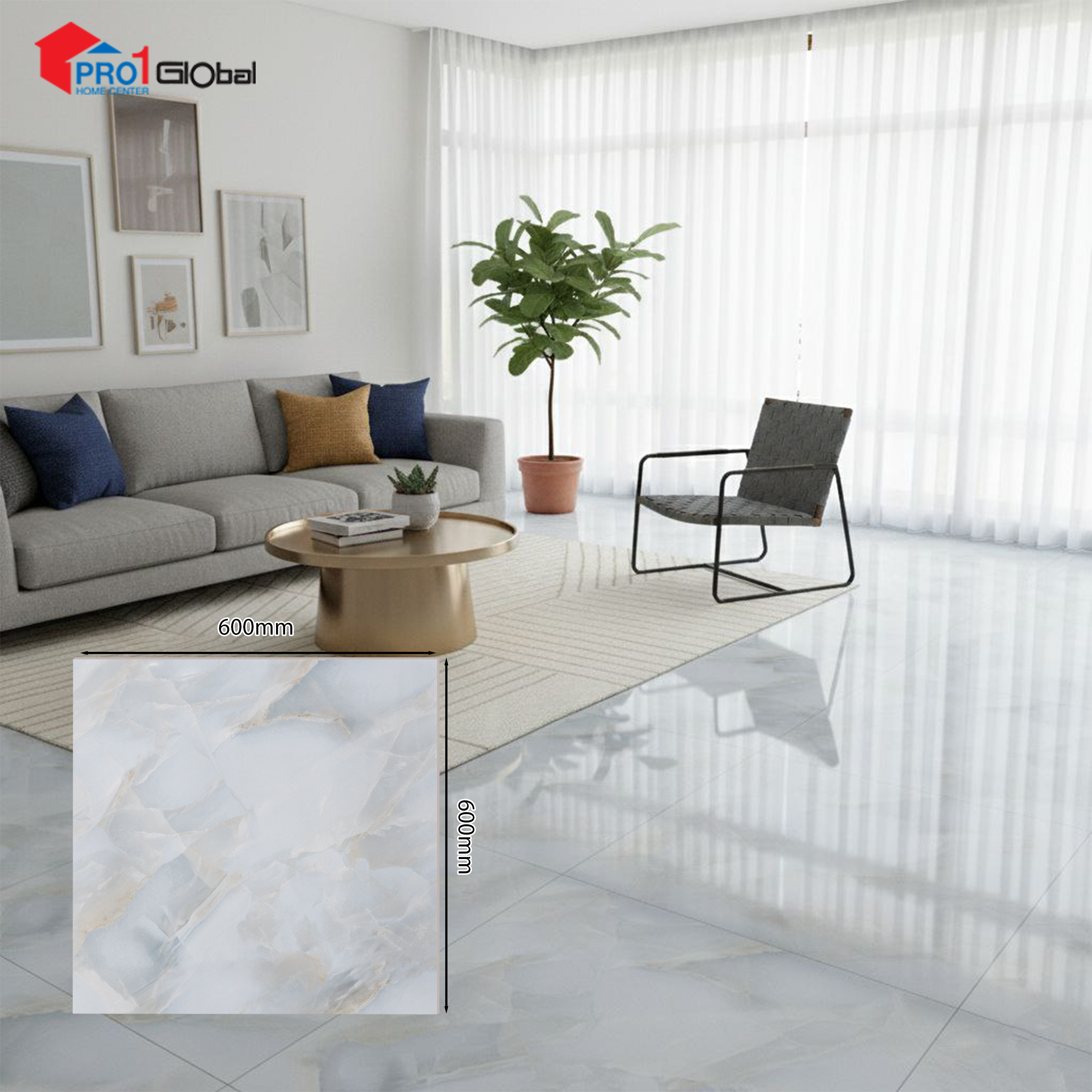 Prime GP Myat Grey 29608 (POL)R/T(600x600)mm