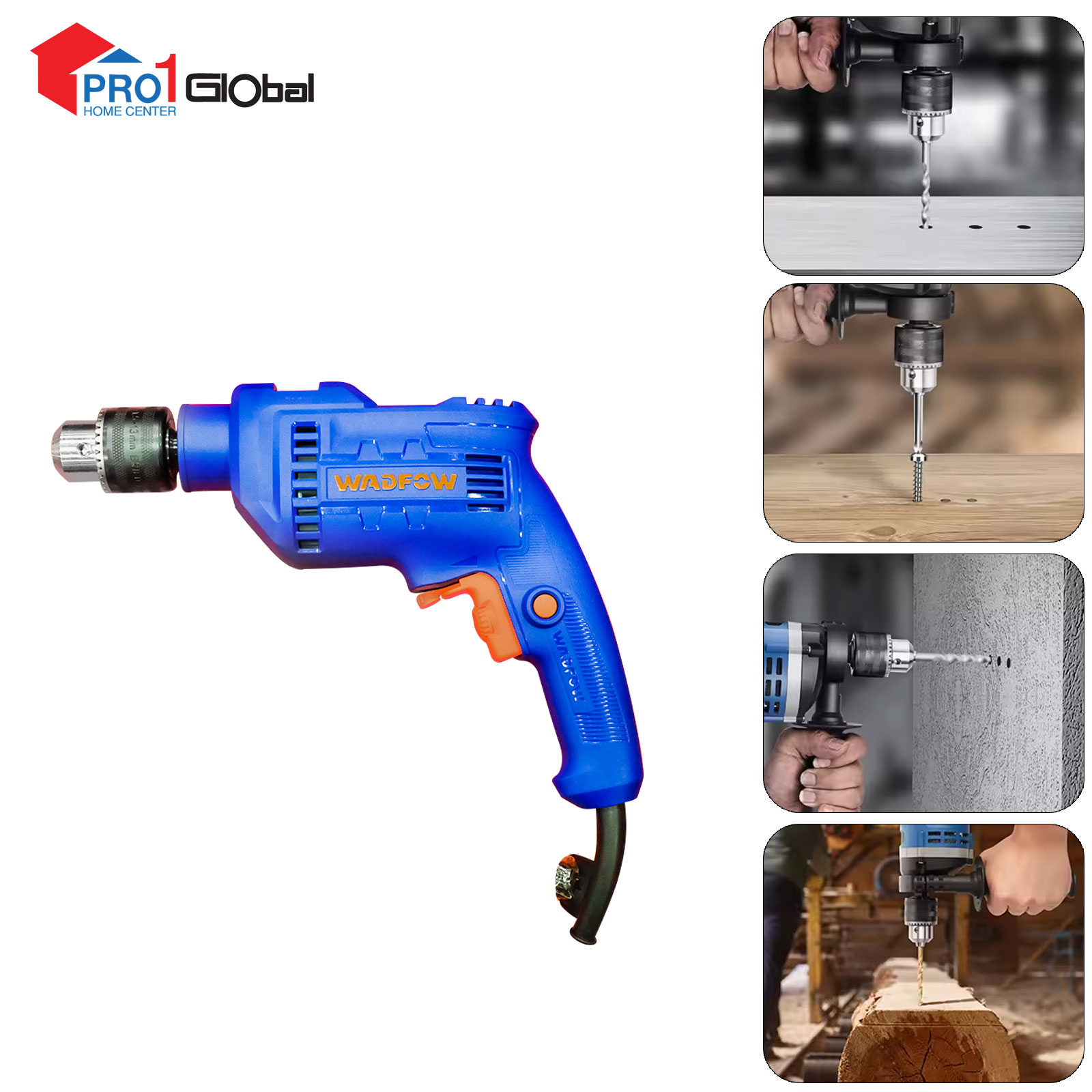 WADFOW Impact Drill WMD15651 650W 13MM