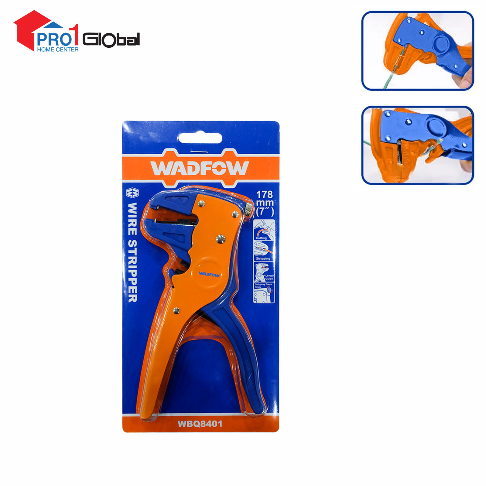 WADFOW Wire Stripper WBQ8401 0.5-6MM 7in