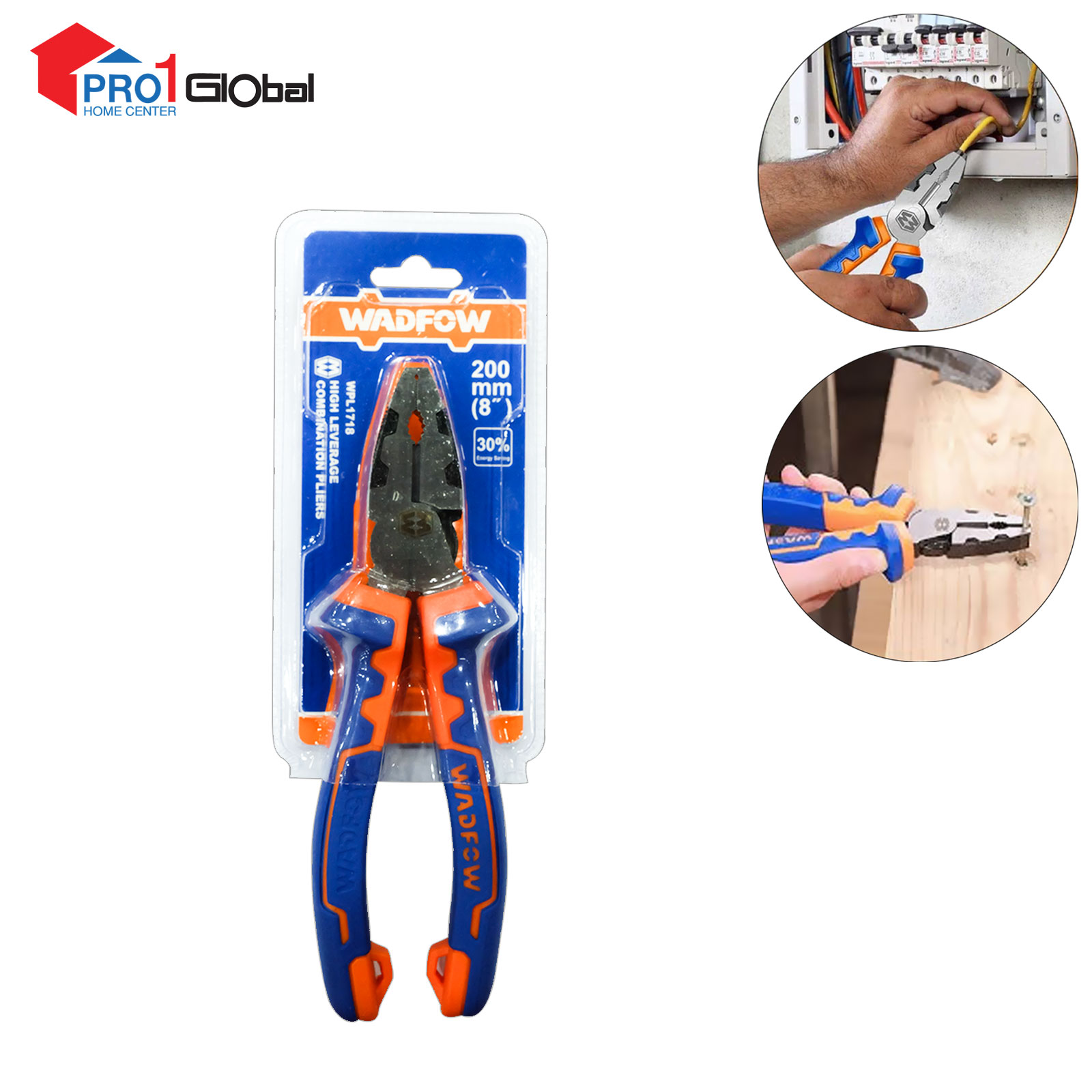 WADFOW High Leverage Combination Pliers WPL1718 8inx200MM