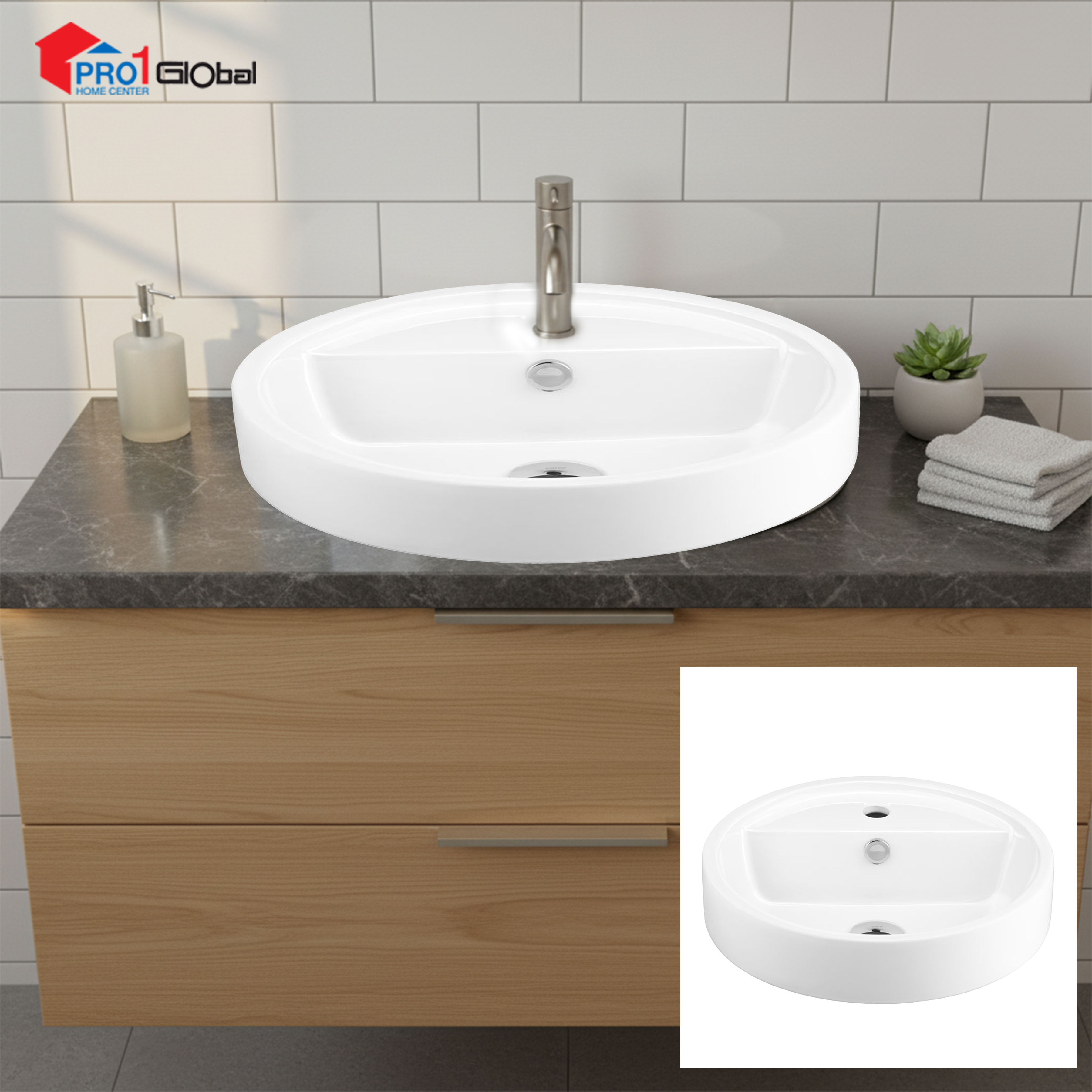 COTTO Above Counter Basin C003807