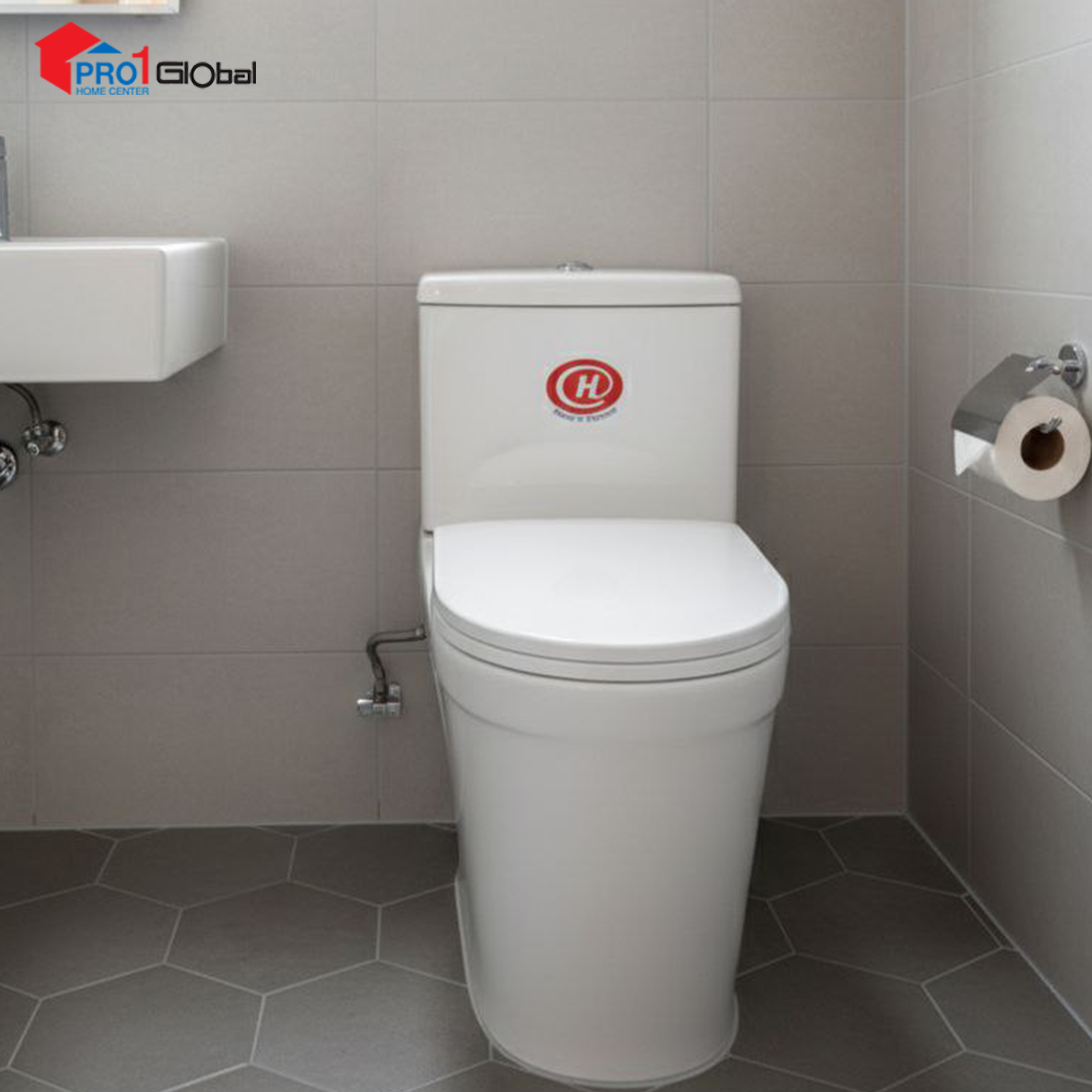 HC Two Piece Toilet Slow Down Two Switch S-Trap HC-V117