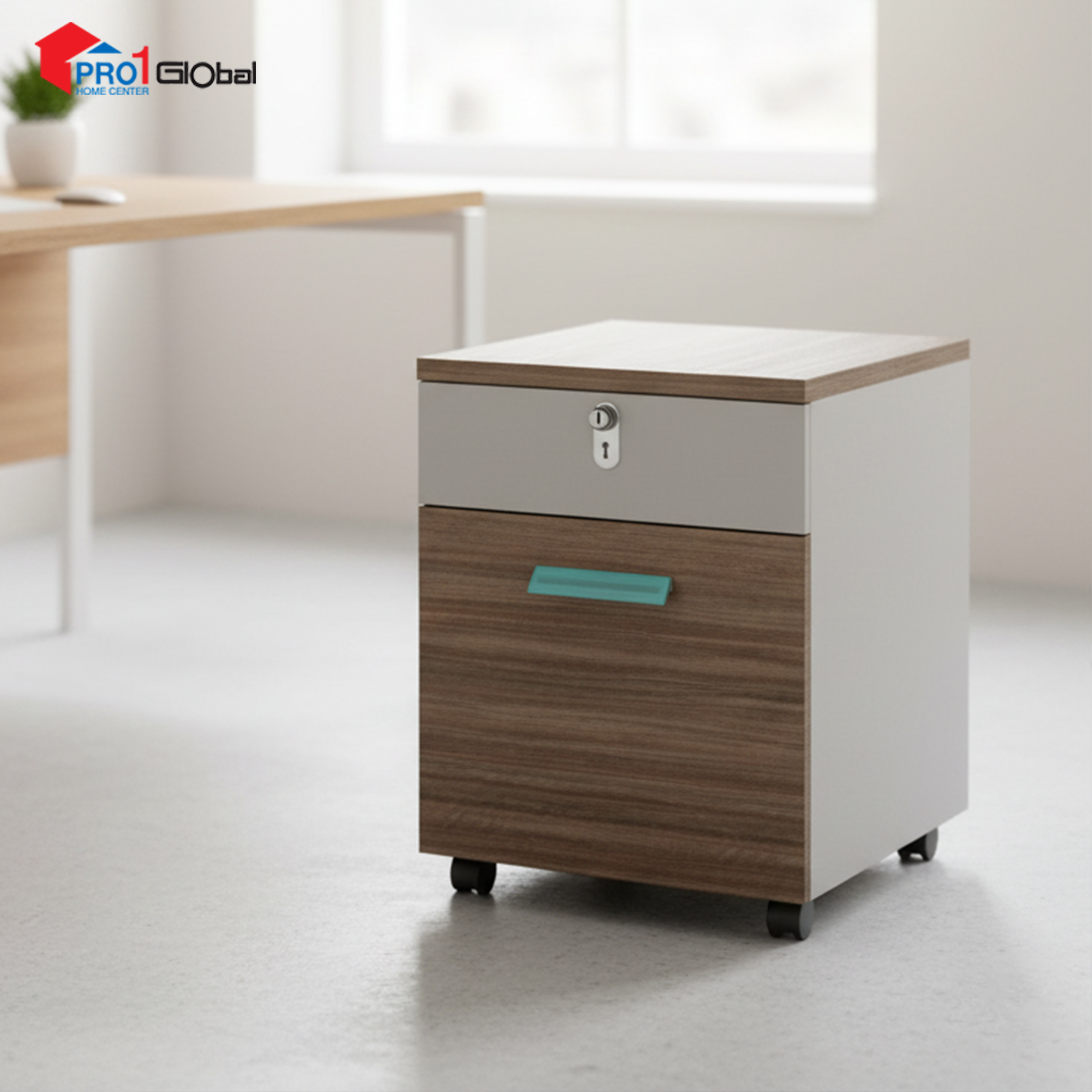 Homely 2Drawer Cabinet H10-11 (40x44x63)cm