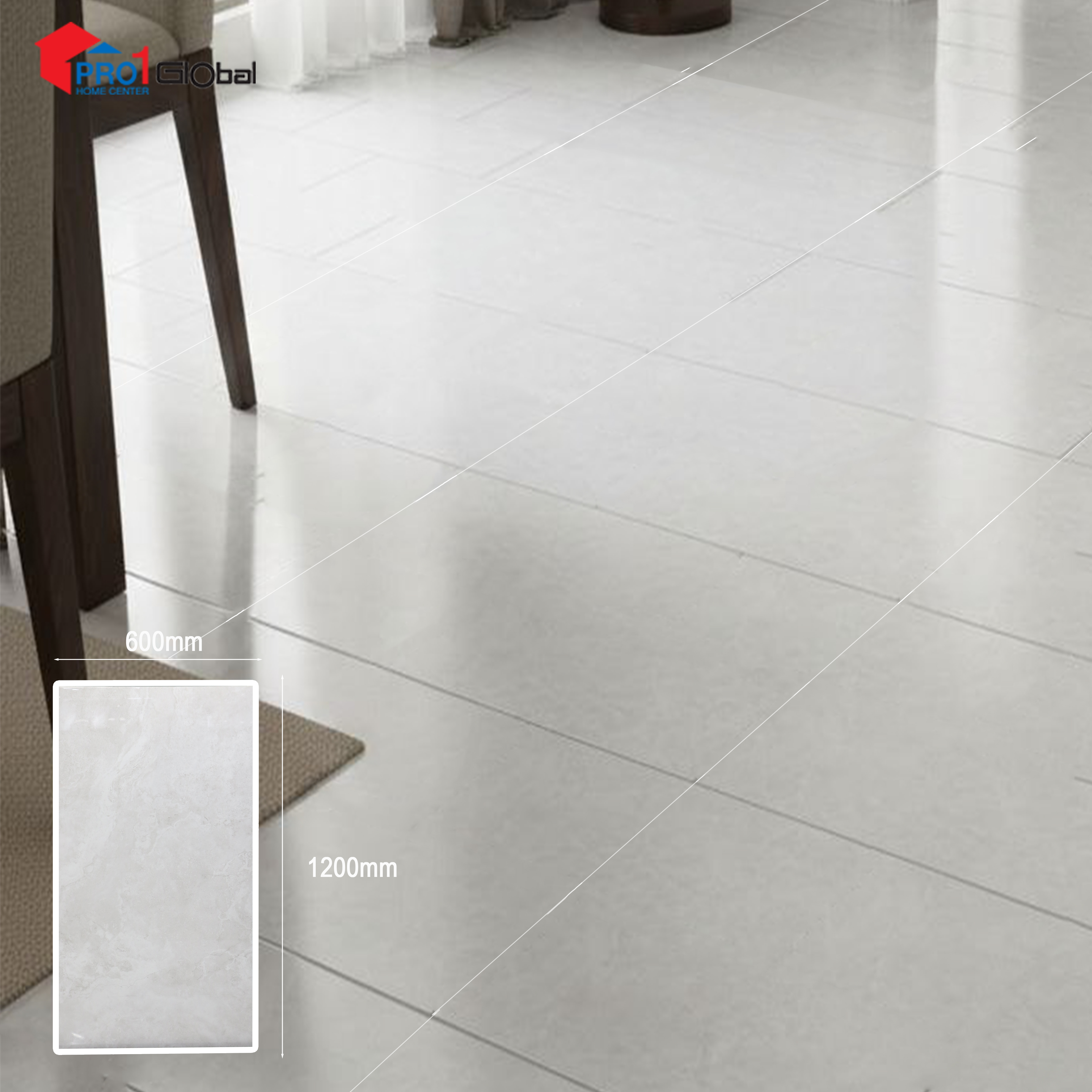 Marcopolo Polished Porcelain CH12640AS (600x1200)mm