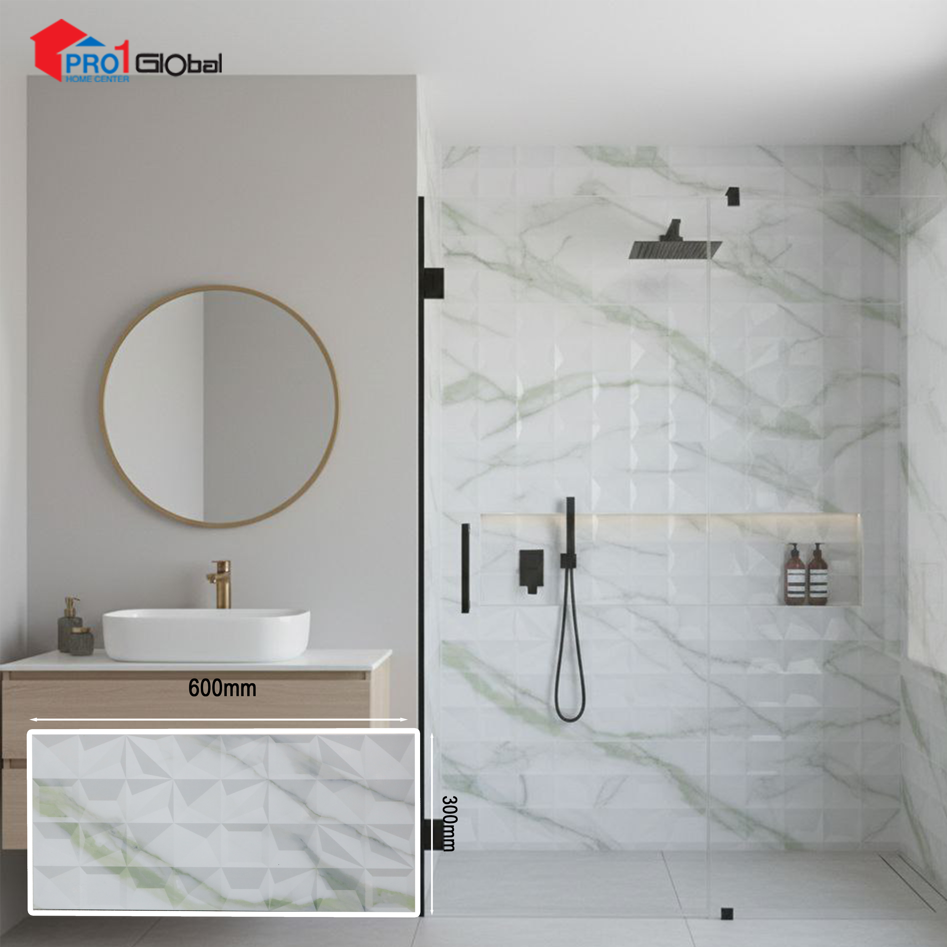 Yifeng Ceramic T3938C (300x600)mm