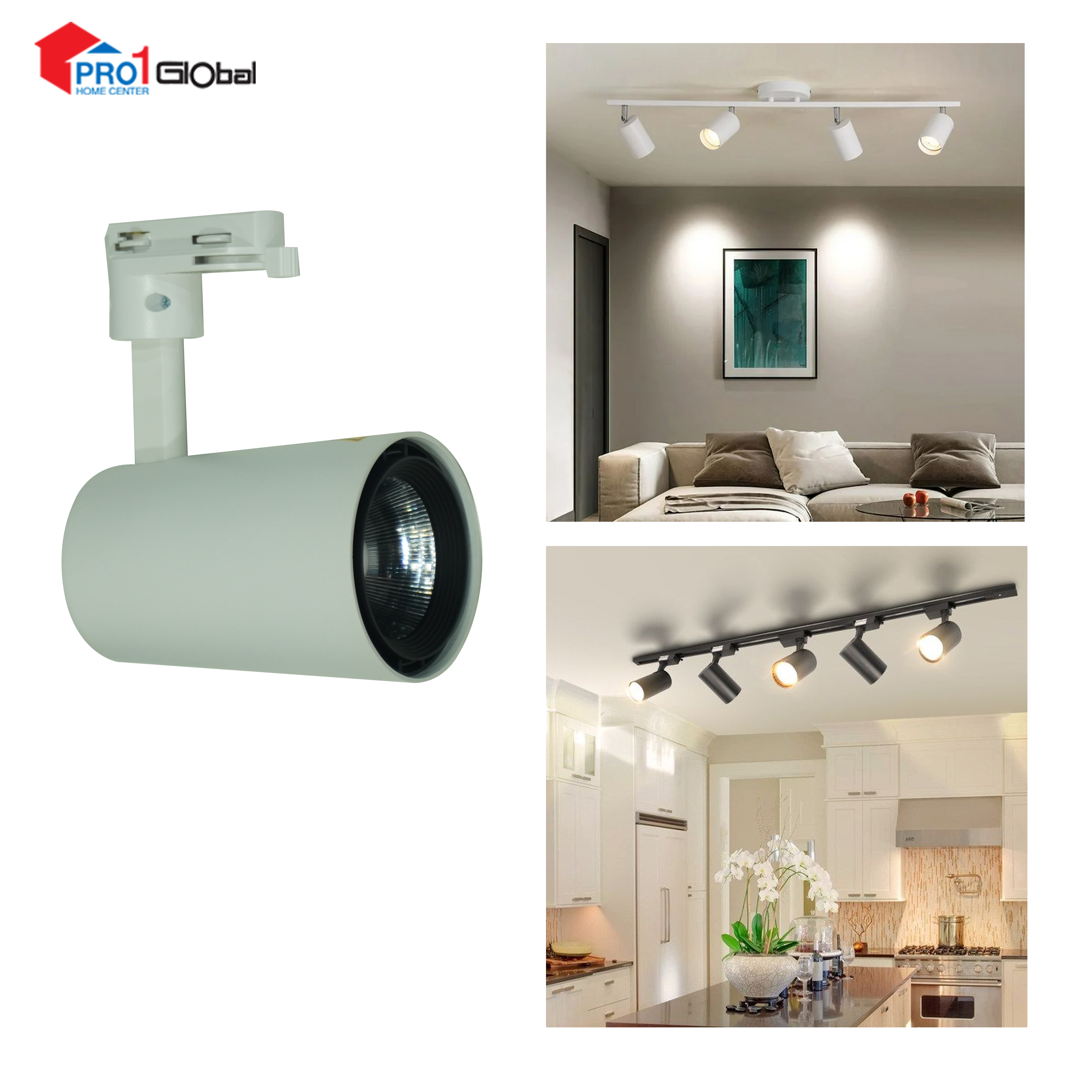 OPPLE-LEDSpot TR-U3 T2 30W-5700K-WH-GP (need Track Bar)