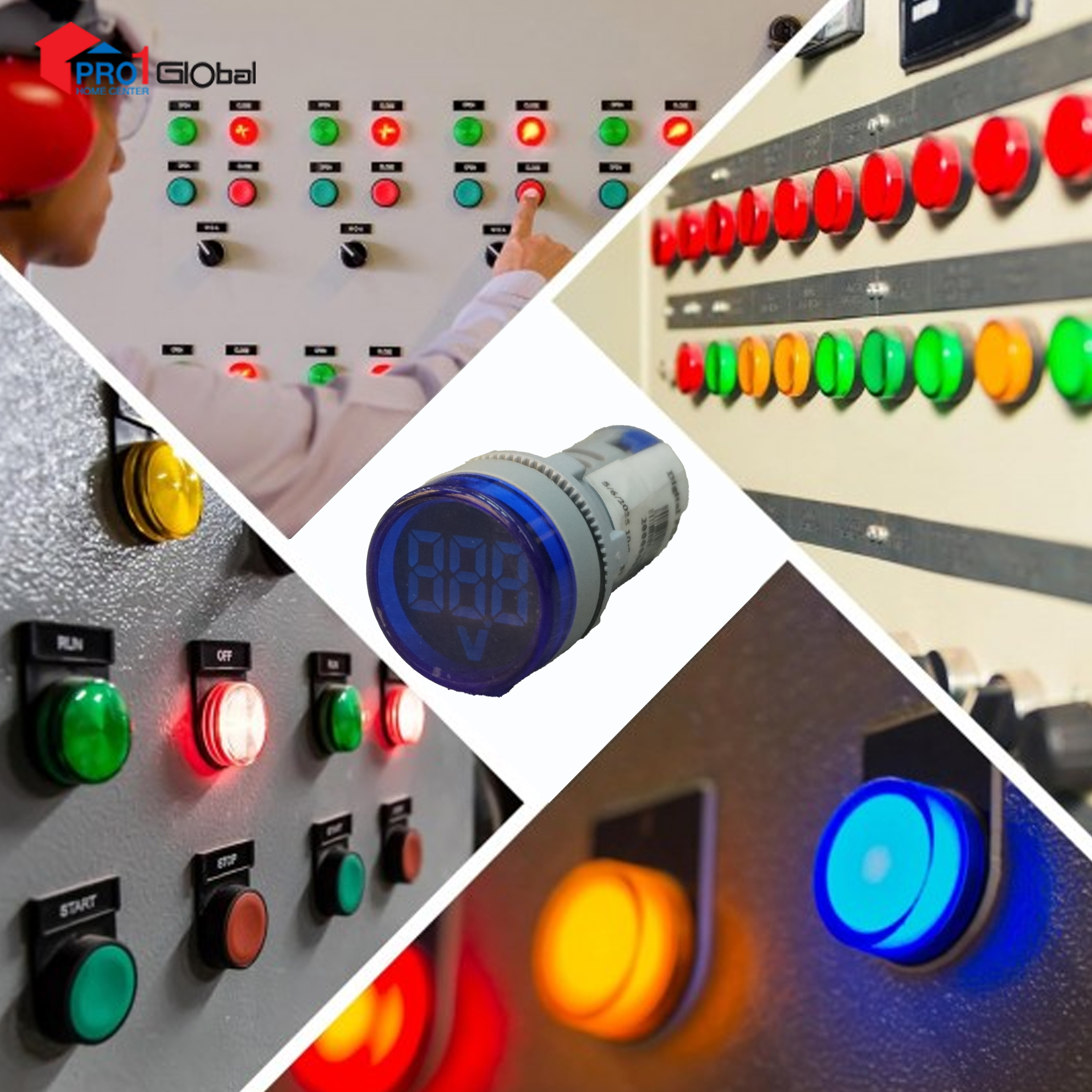 Digital Pilot Lamp (Blue)