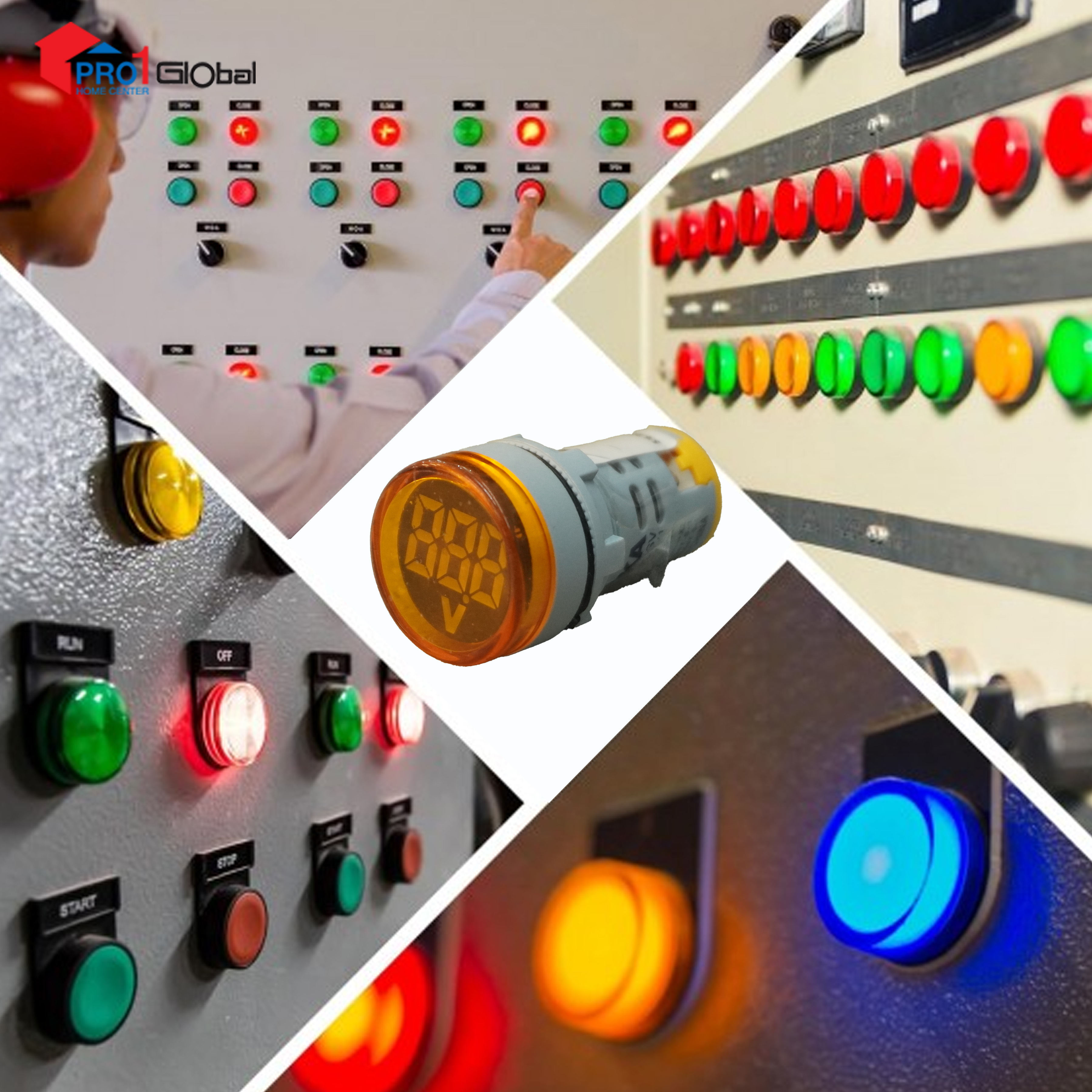 Digital Pilot Lamp (Yellow)