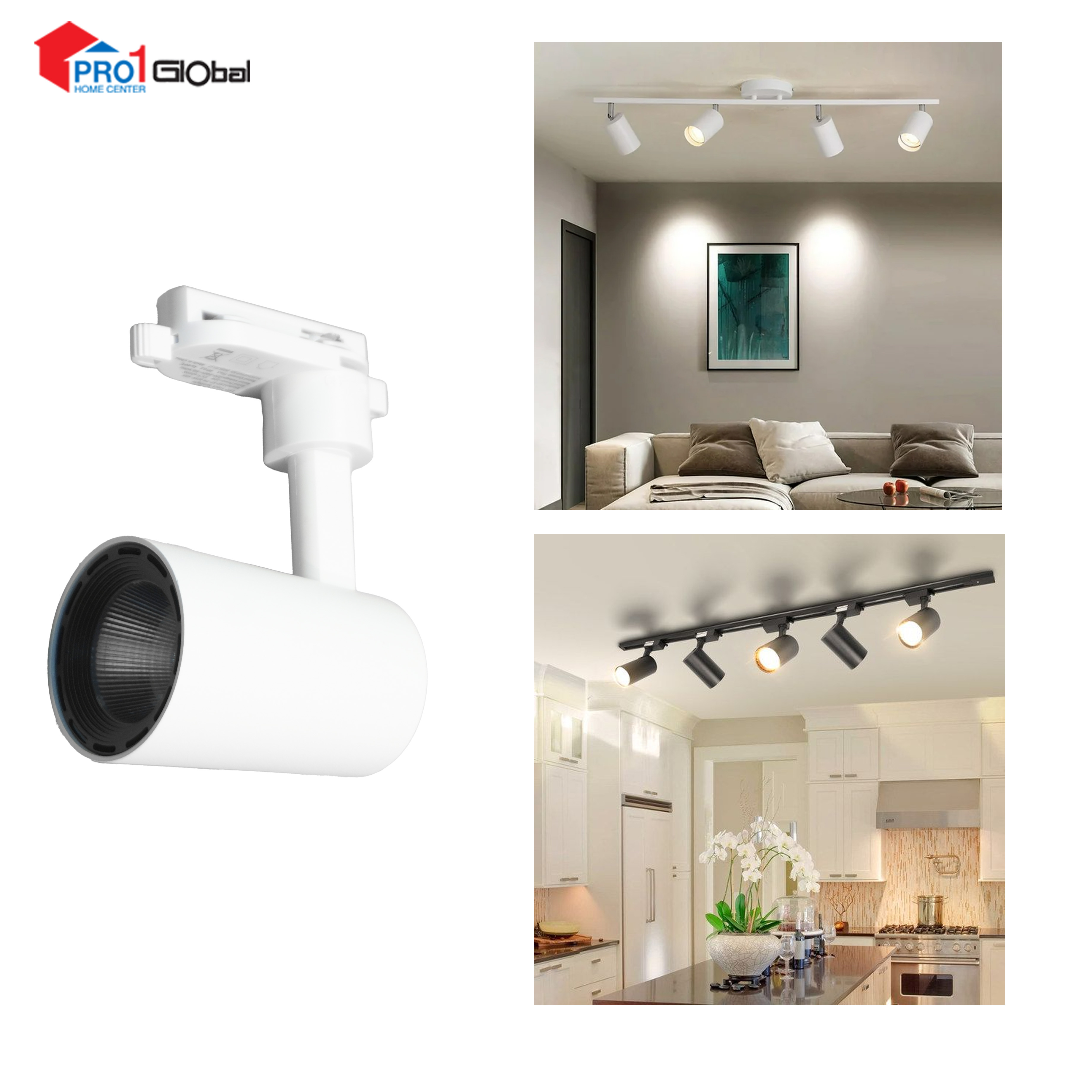 OPPLE-LEDSpot TR-U3 T2 10W-4000K-WH-GP (need Track Bar)