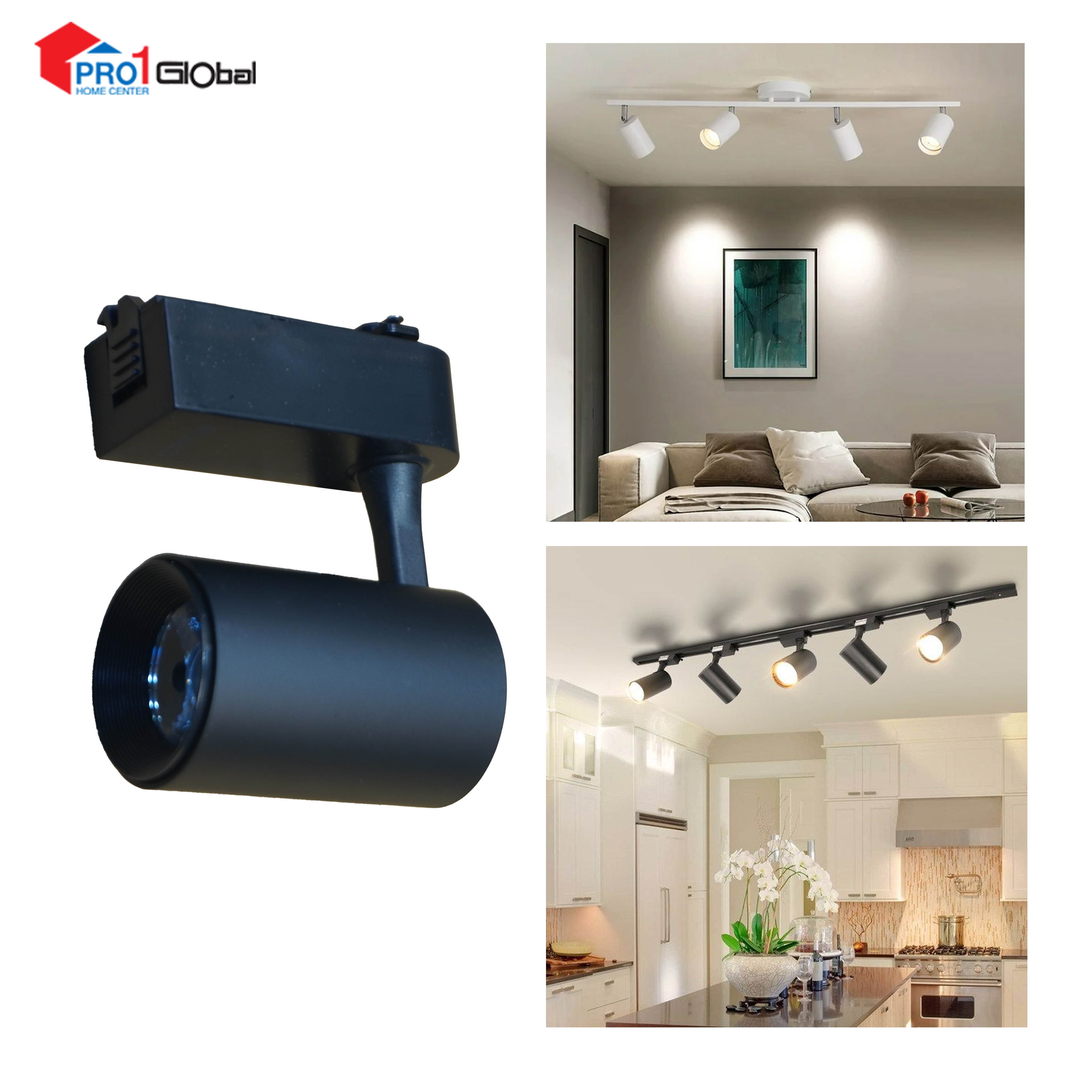 OPPLE-LEDSpot TR-U-7W-6500K-BK-GP(need Track Bar)