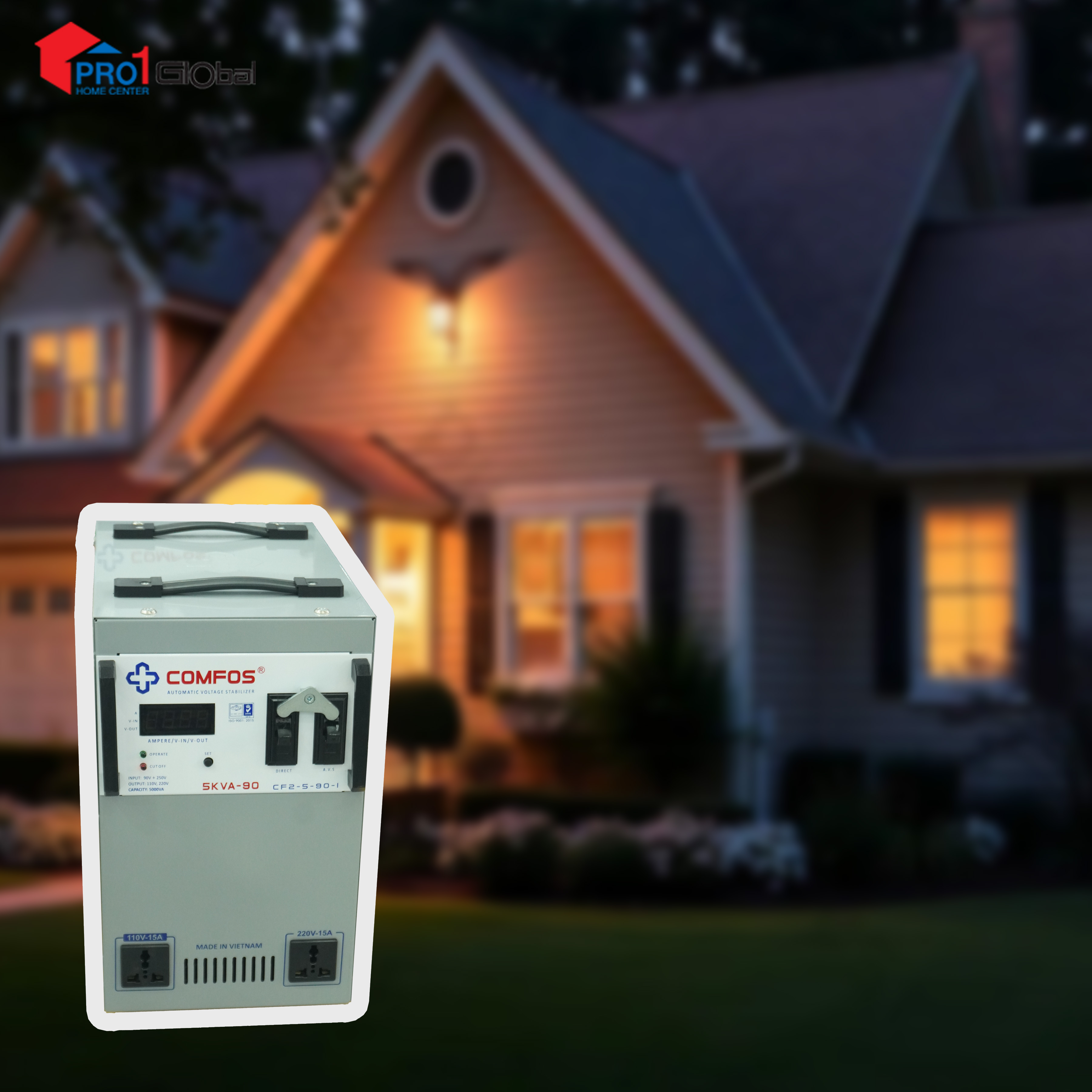 COMFOS Automatic Voltage Stabilizer CF2-5-90-1 5KVA 90V