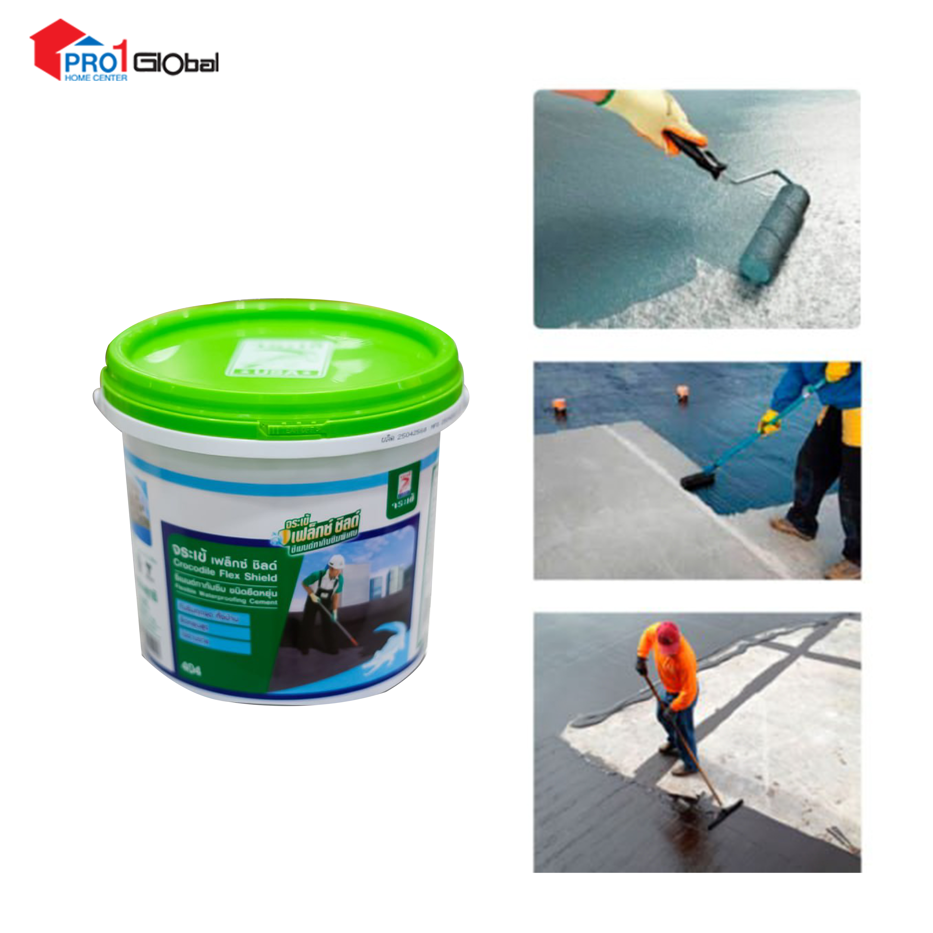 Crocodile 1350  Water Proofing Flex  Shield (Grey)4Kg